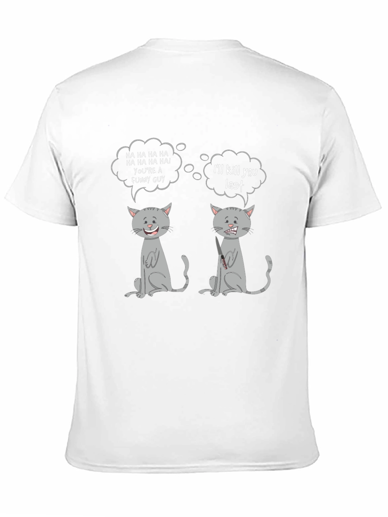 Funny Cat T-Shirt: Comedy & Revenge Humor Tee