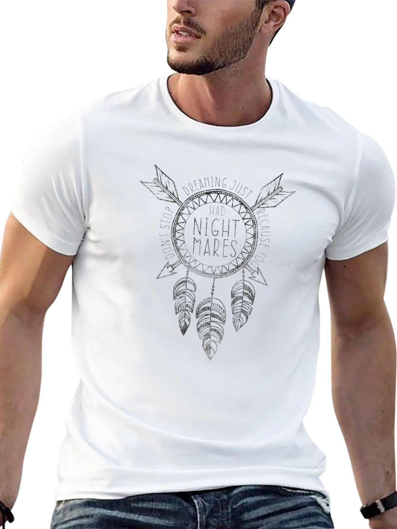 Night Mares Dreamcatcher Black T-Shirt