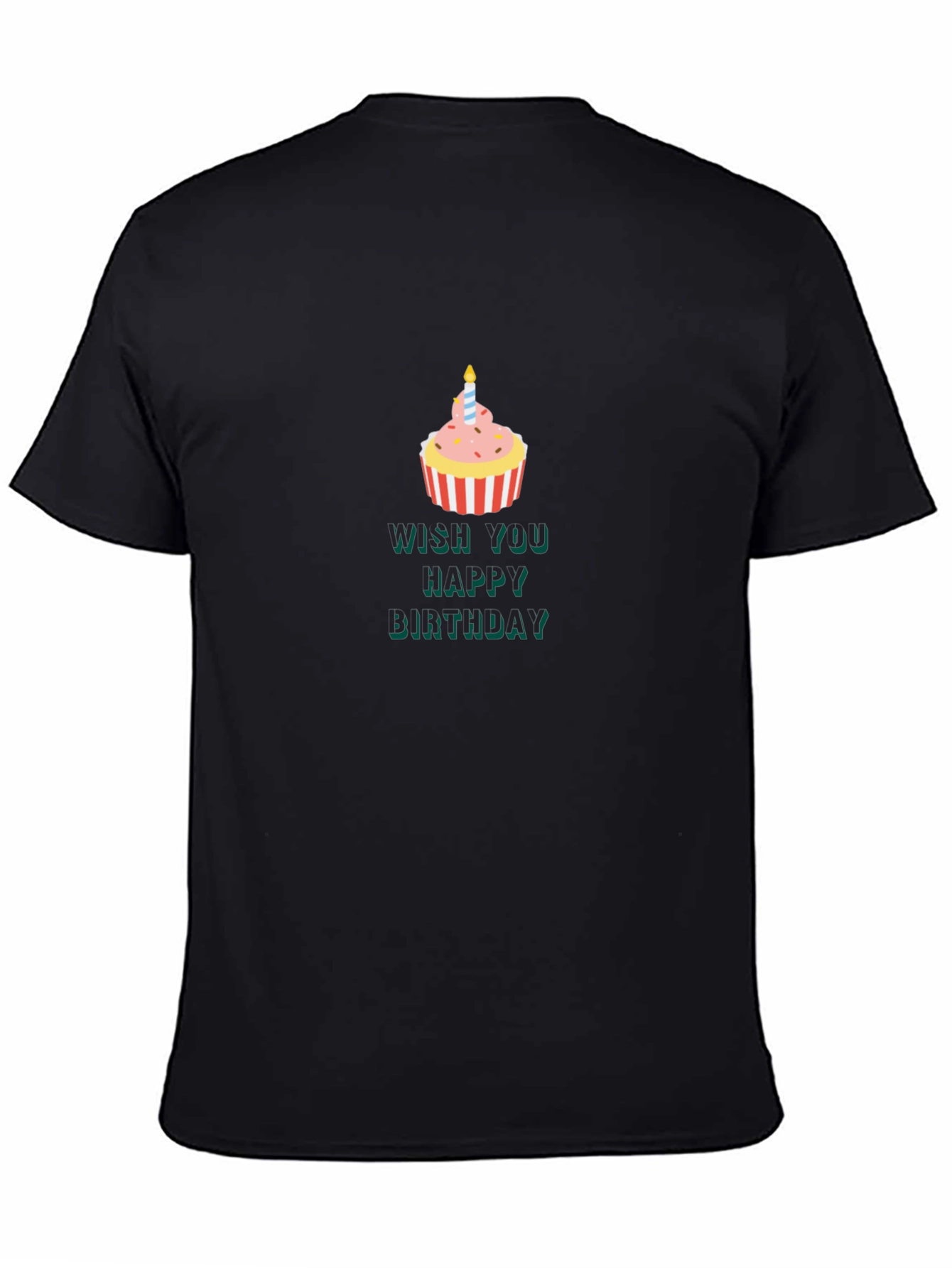 Birthday Cupcake T-Shirt - Wish You Happy Birthday