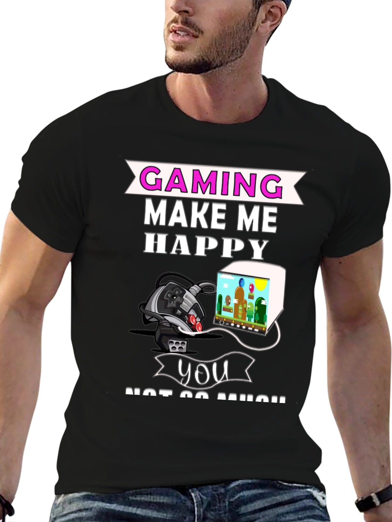 Gaming Makes Me Happy T-Shirt