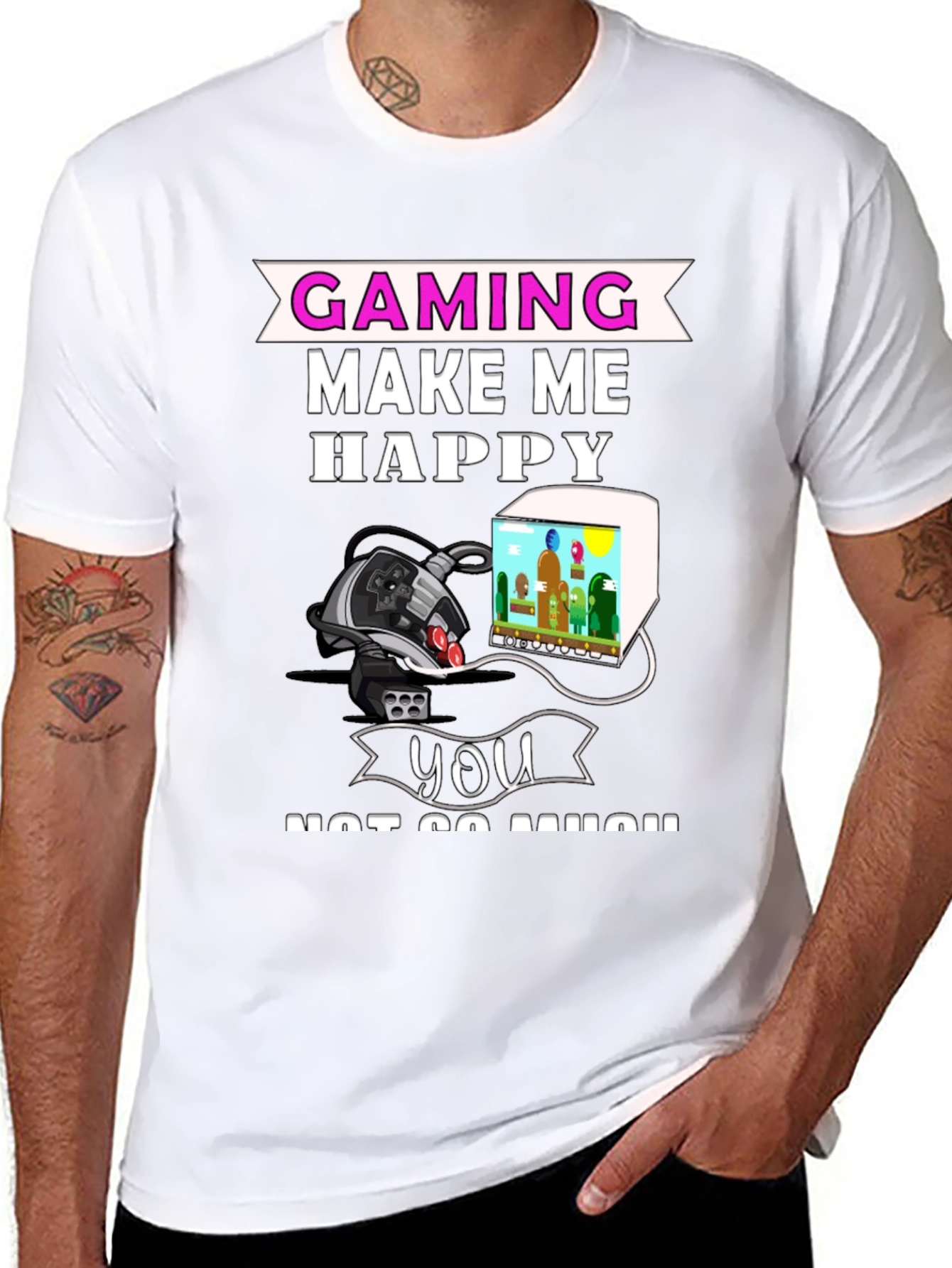 Gaming Makes Me Happy T-Shirt