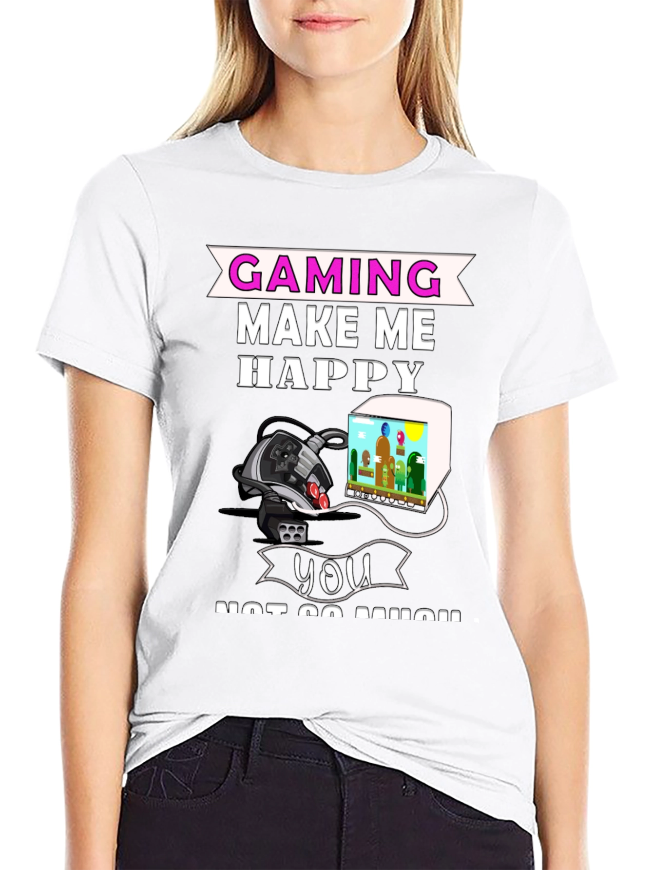 Gaming Makes Me Happy T-Shirt