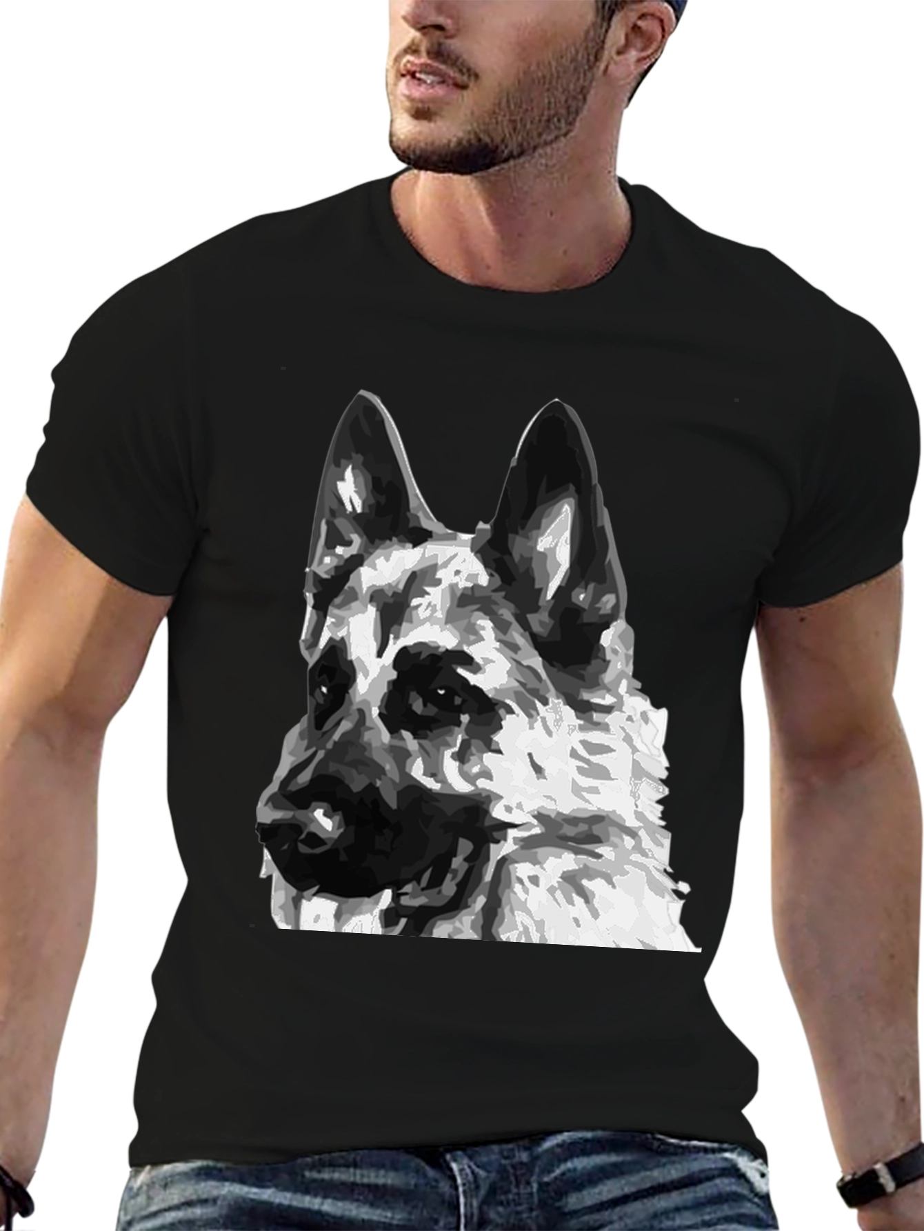 German Shepherd Dog Graphic T-Shirt