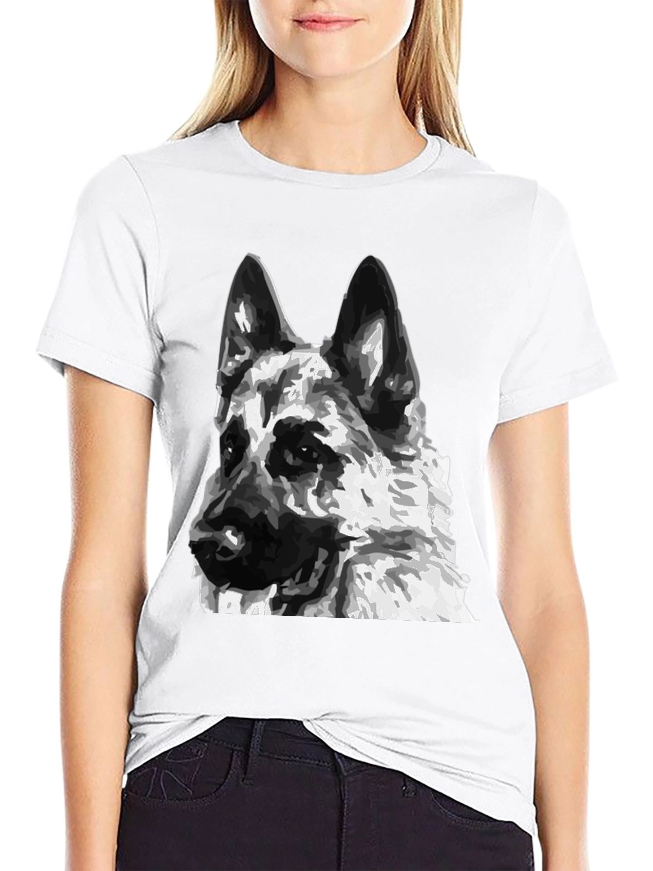 German Shepherd Dog Graphic T-Shirt