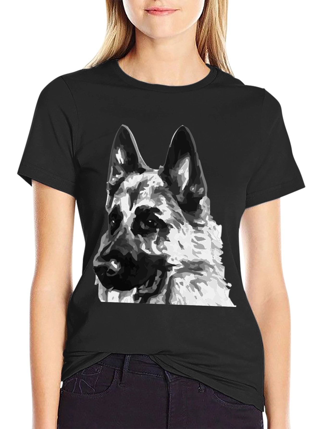 German Shepherd Dog Graphic T-Shirt