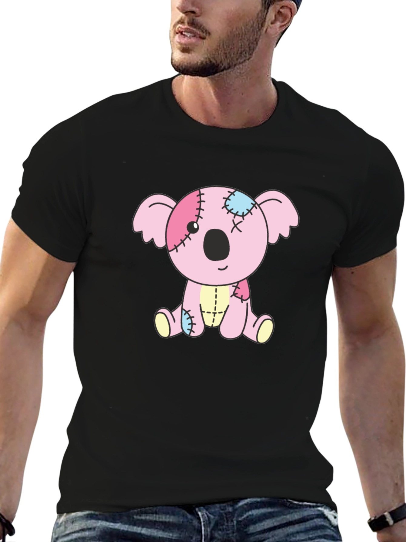 Koala Patchwork Graphic Tee - Unisex