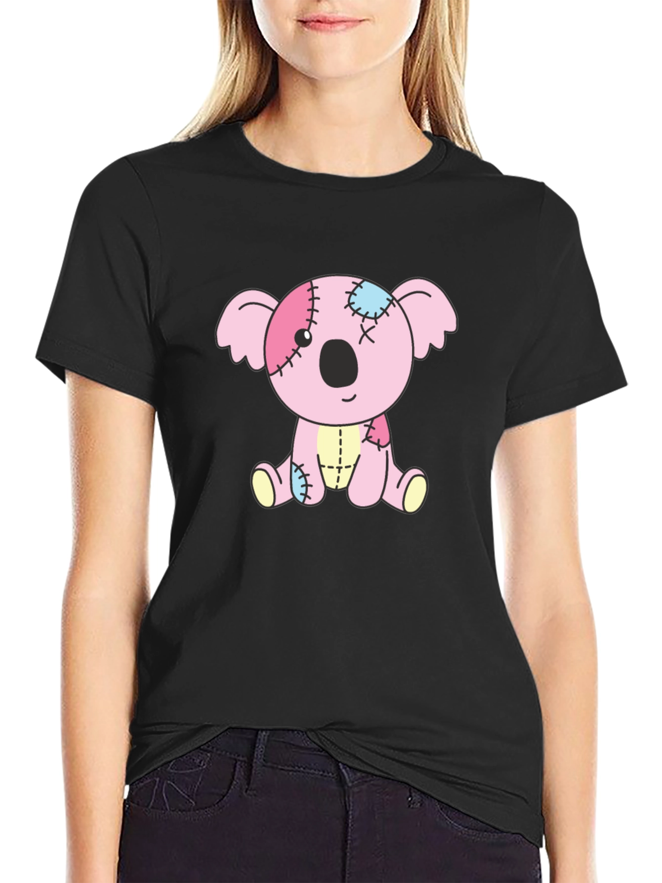 Koala Patchwork Graphic Tee - Unisex