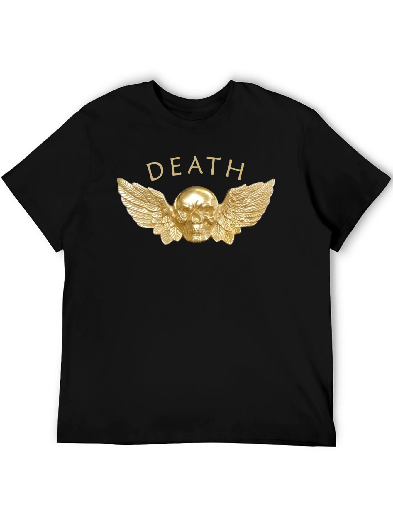 Death Skull Wings Graphic T-Shirt