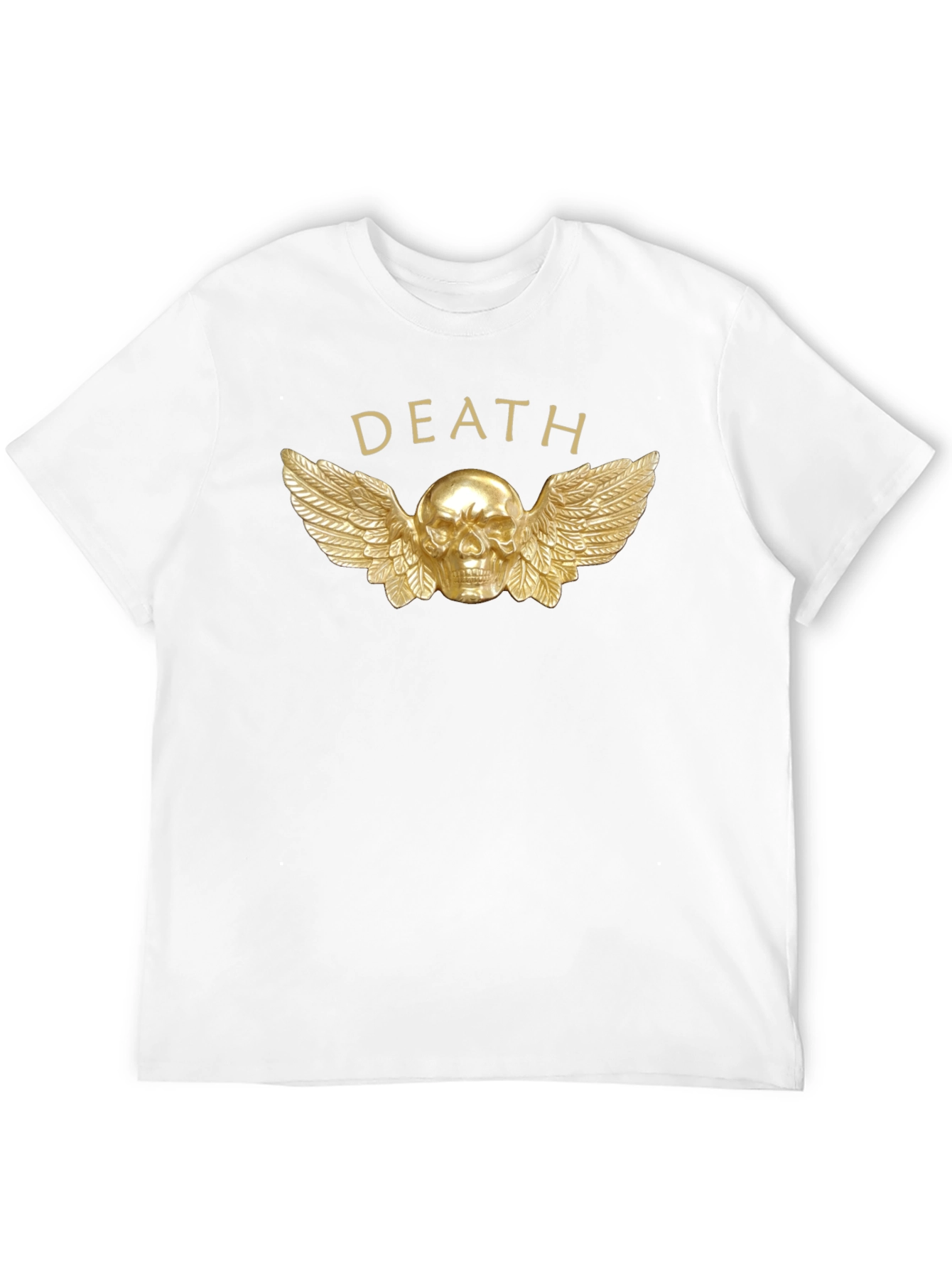 Death Skull Wings Graphic T-Shirt