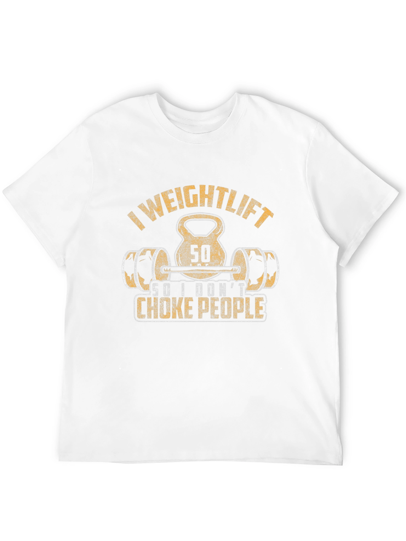 I Weightlift So I Dont Choke People Funny T-Shirt