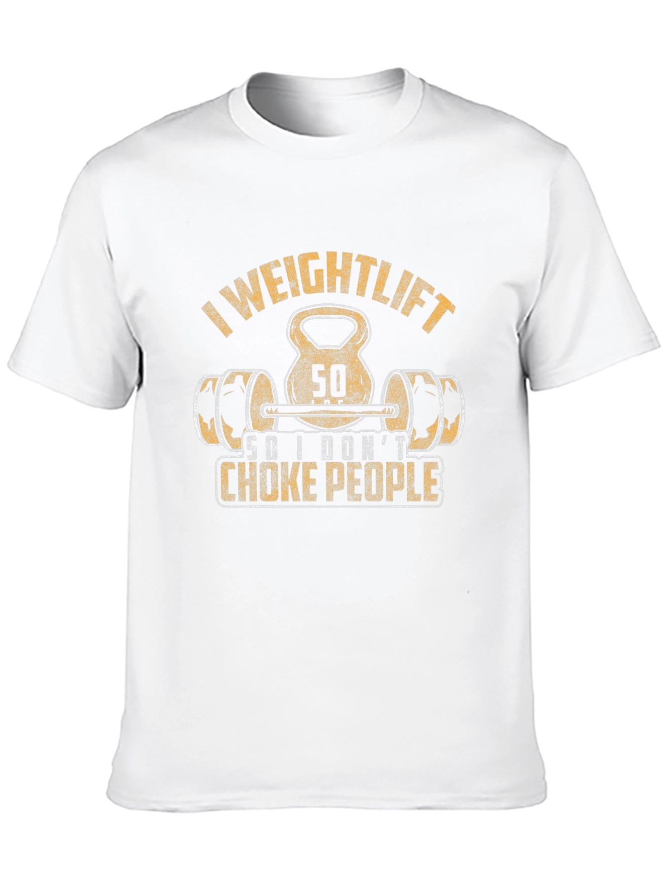 I Weightlift So I Dont Choke People Funny T-Shirt