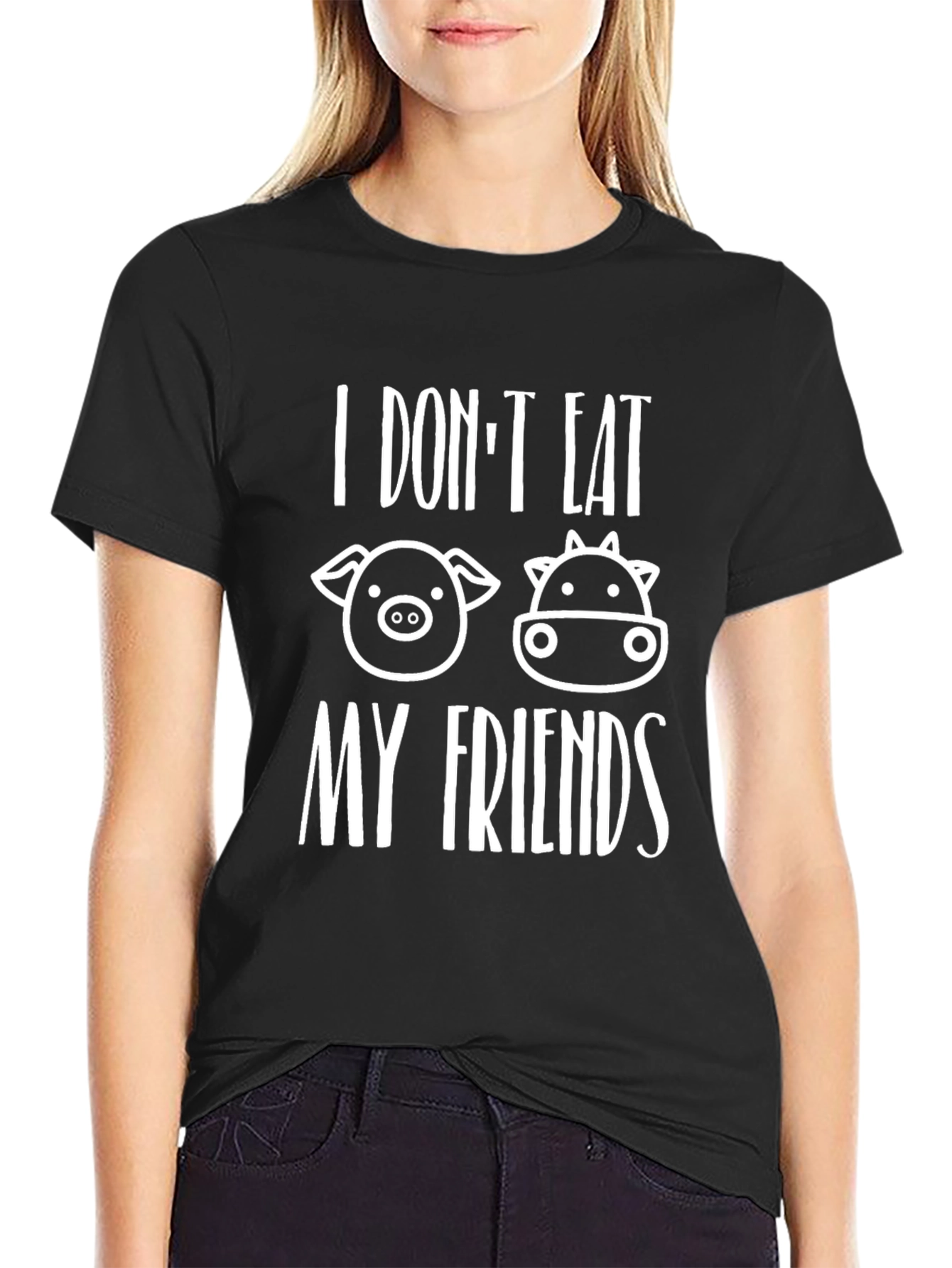 Vegan T-Shirt - I Dont Eat My Friends