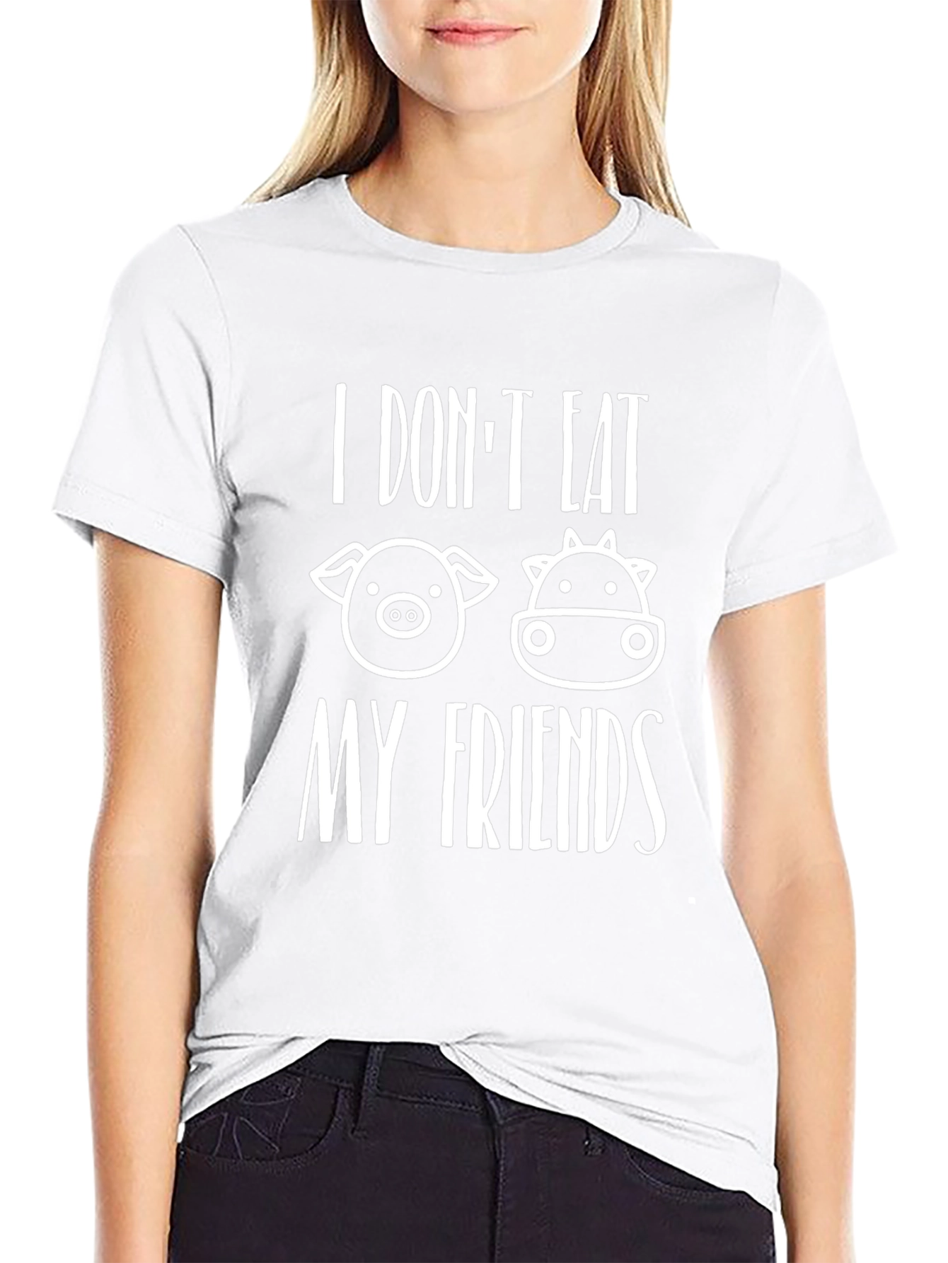 Vegan T-Shirt - I Dont Eat My Friends