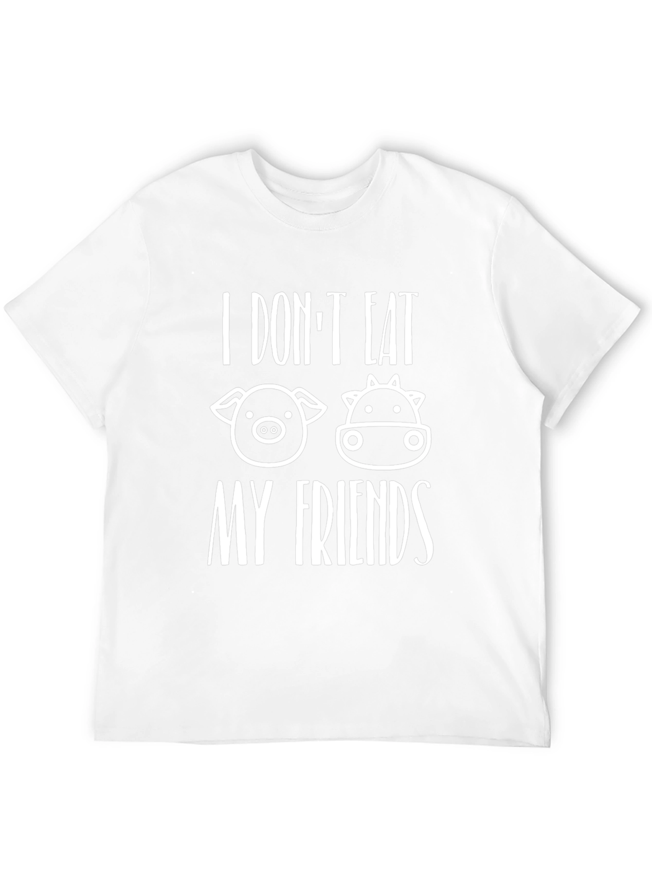 Vegan T-Shirt - I Dont Eat My Friends