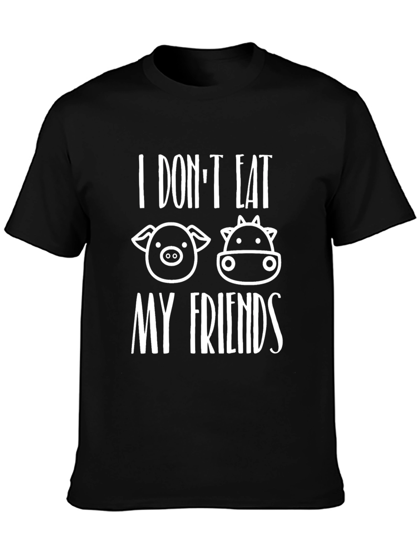 Vegan T-Shirt - I Dont Eat My Friends