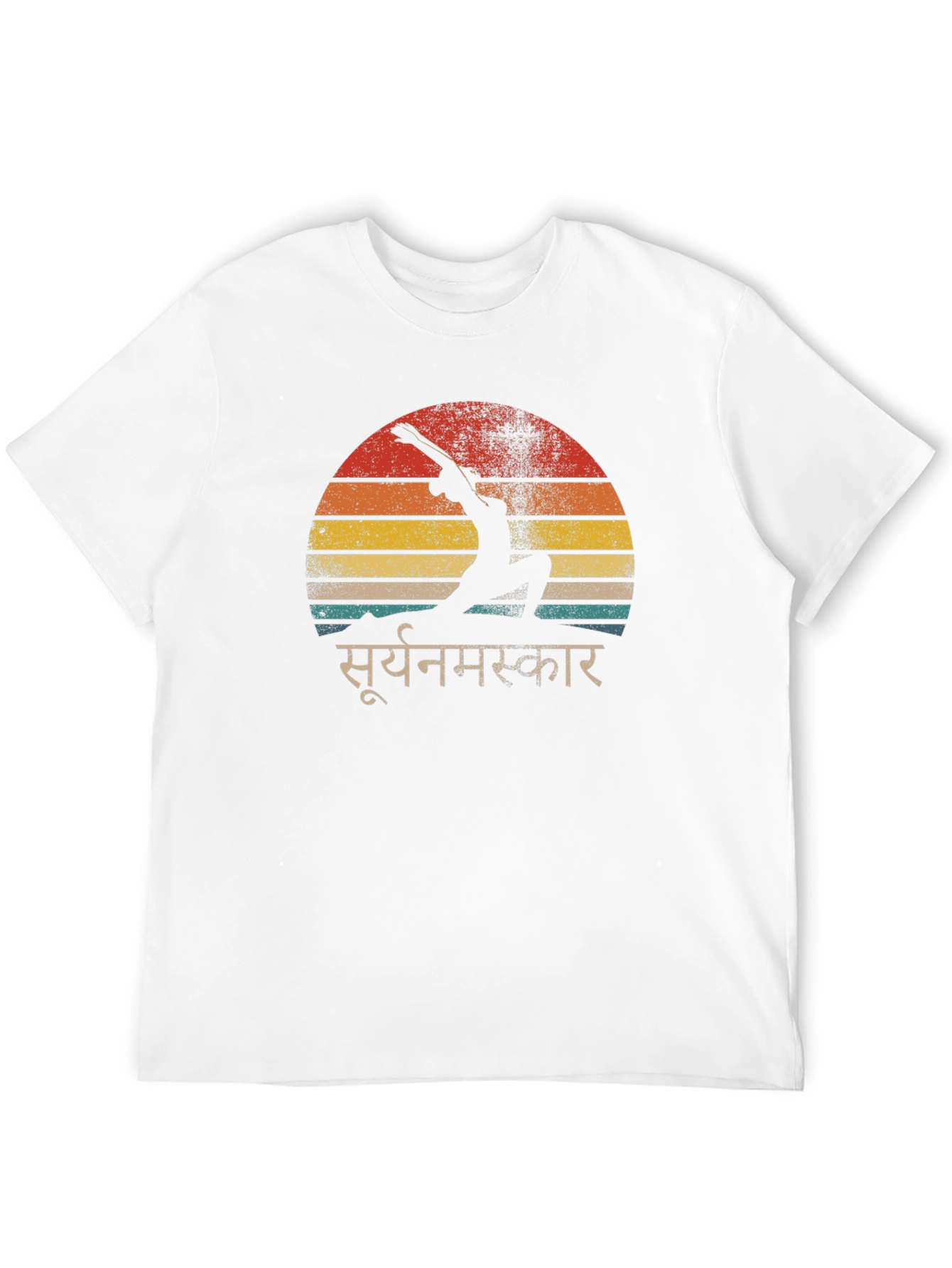 Yoga Sun Salutation Graphic T-Shirt