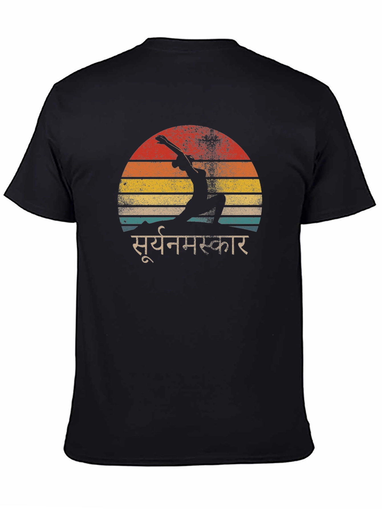 Yoga Sun Salutation Graphic T-Shirt