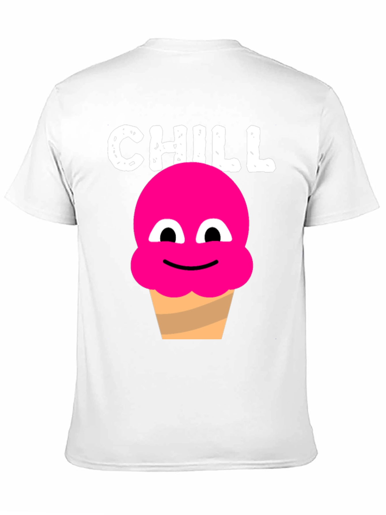Chill Ice Cream Graphic Tee - Novelty T-Shirt