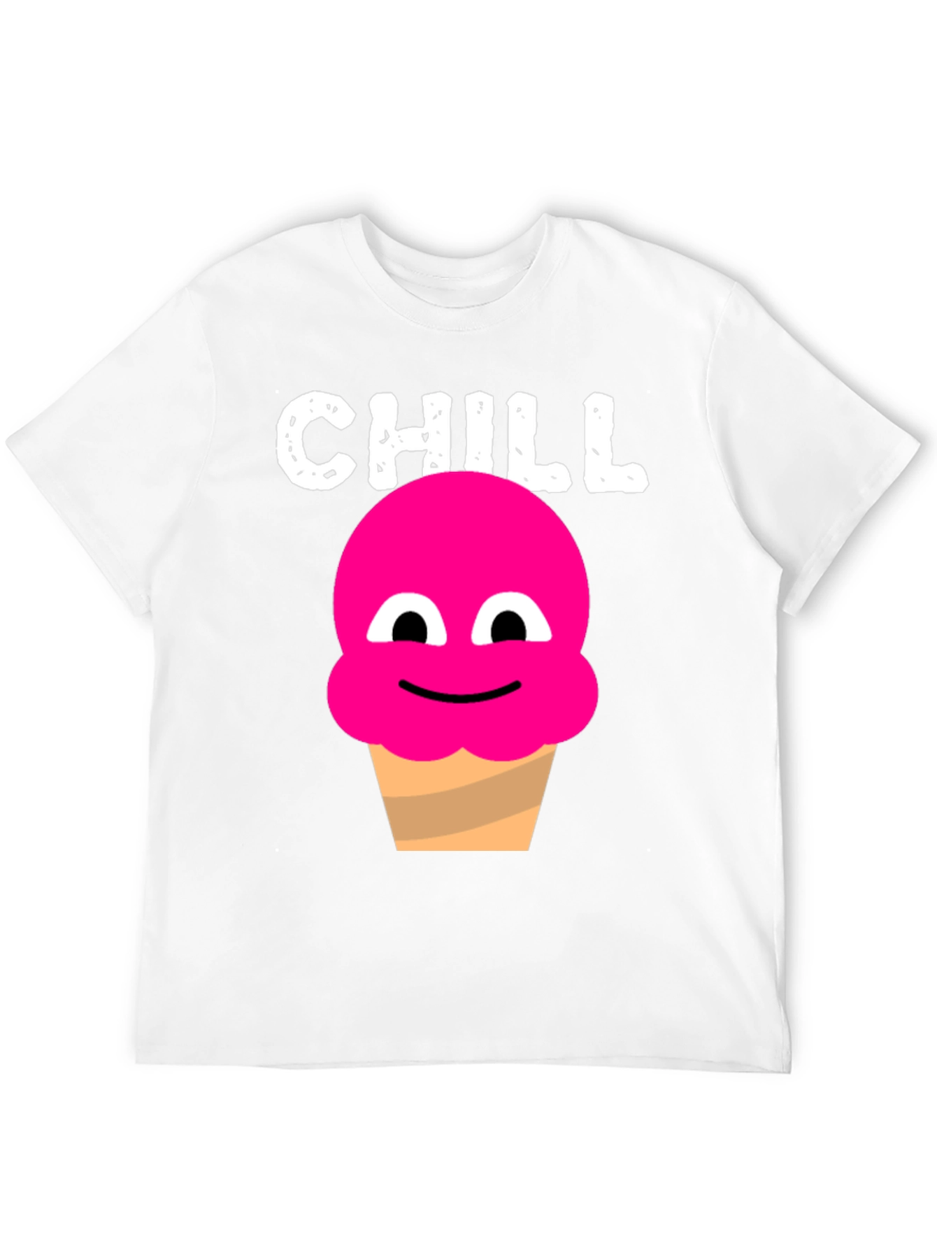 Chill Ice Cream Graphic Tee - Novelty T-Shirt