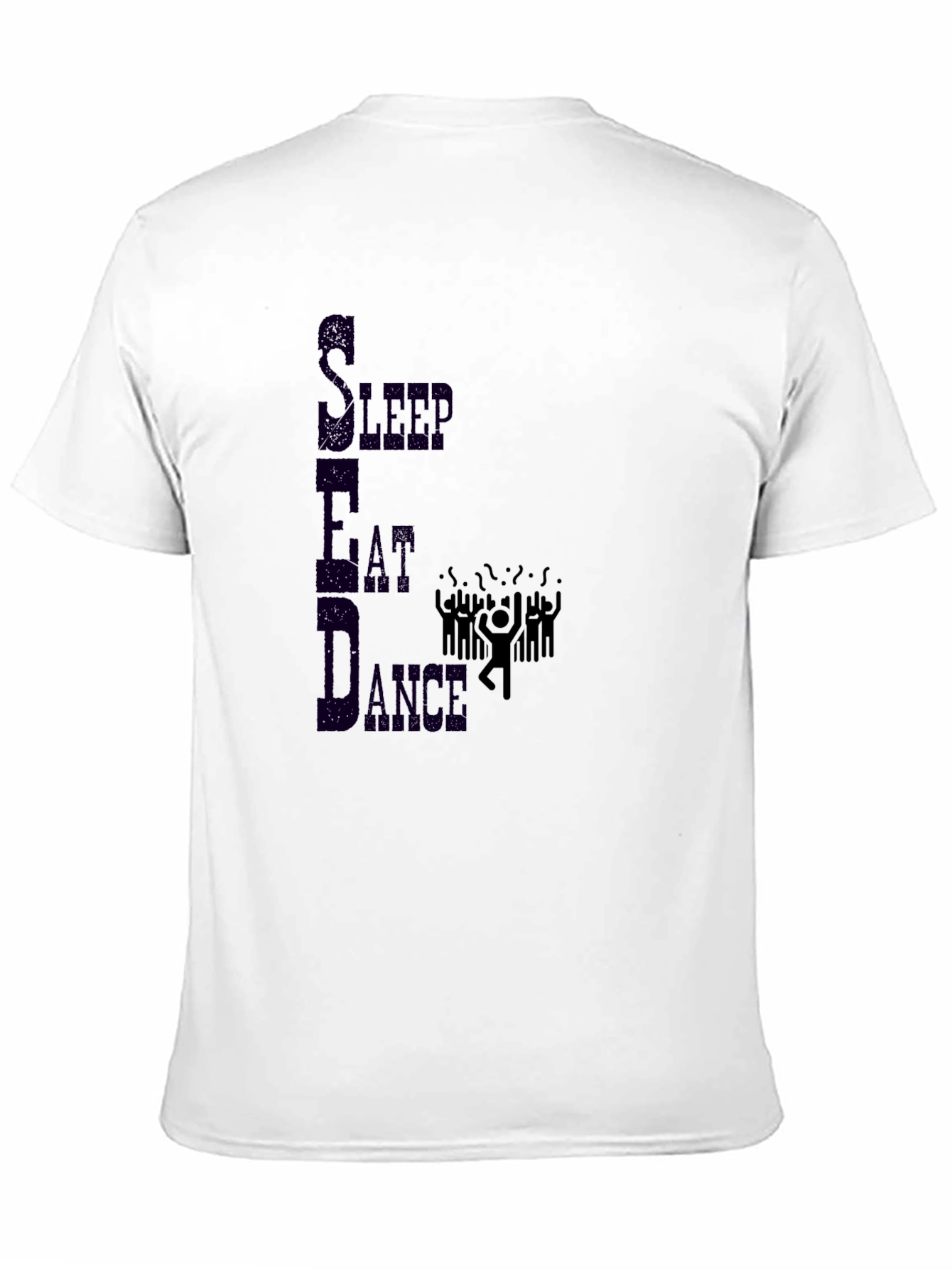Eat Sleep Dance Graphic Tee - Black Casual T-Shirt