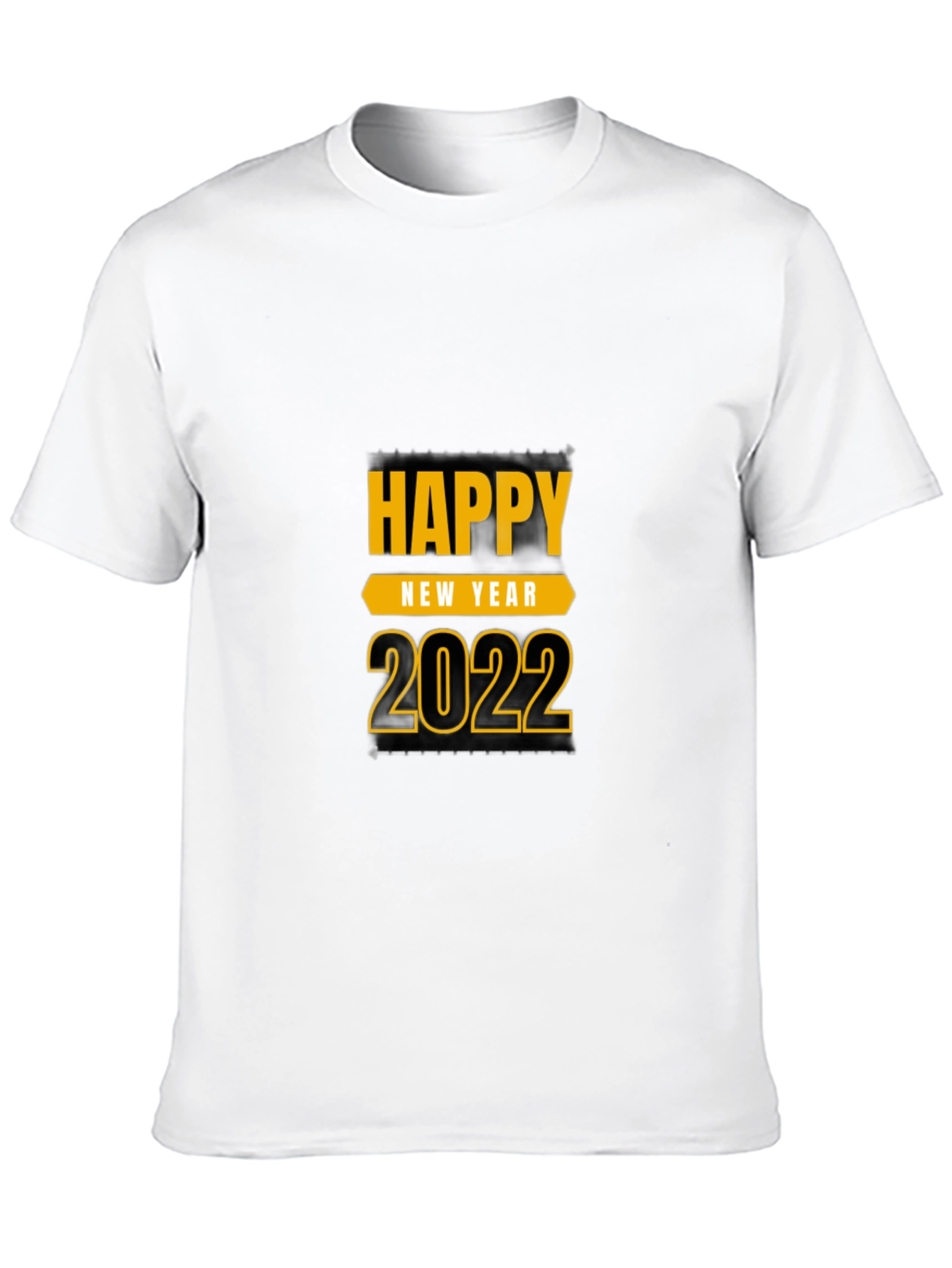 Happy New Year 2022 Black T-Shirt