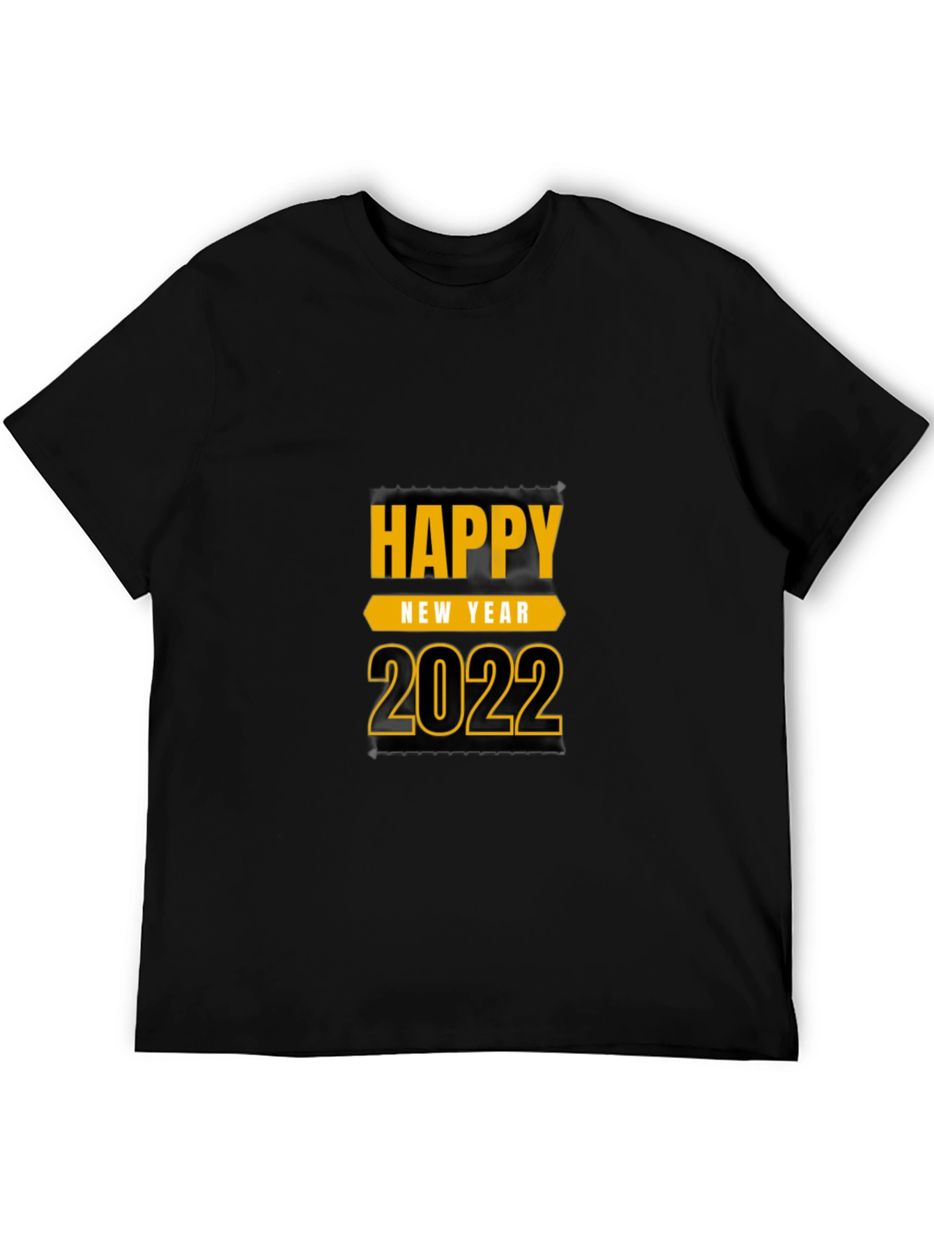 Happy New Year 2022 Black T-Shirt