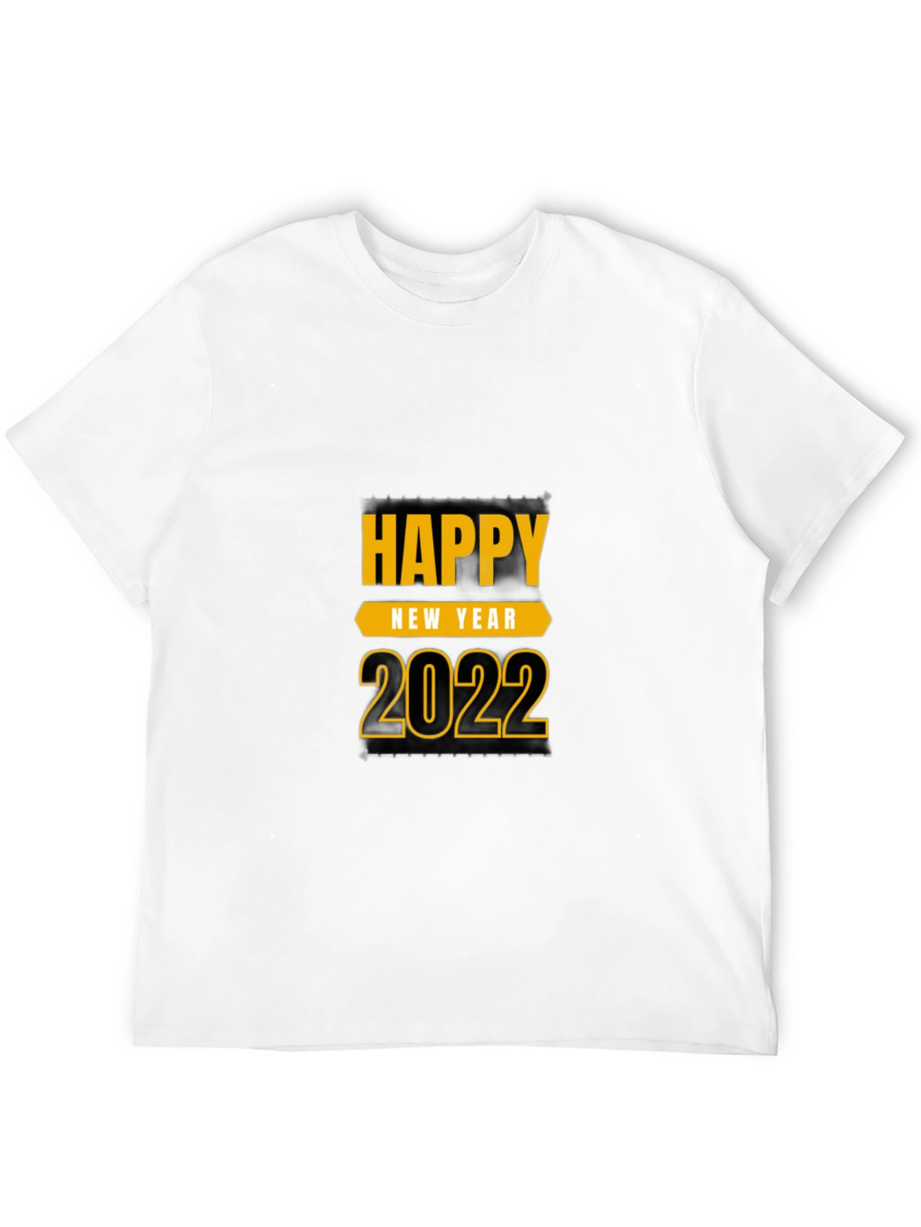 Happy New Year 2022 Black T-Shirt