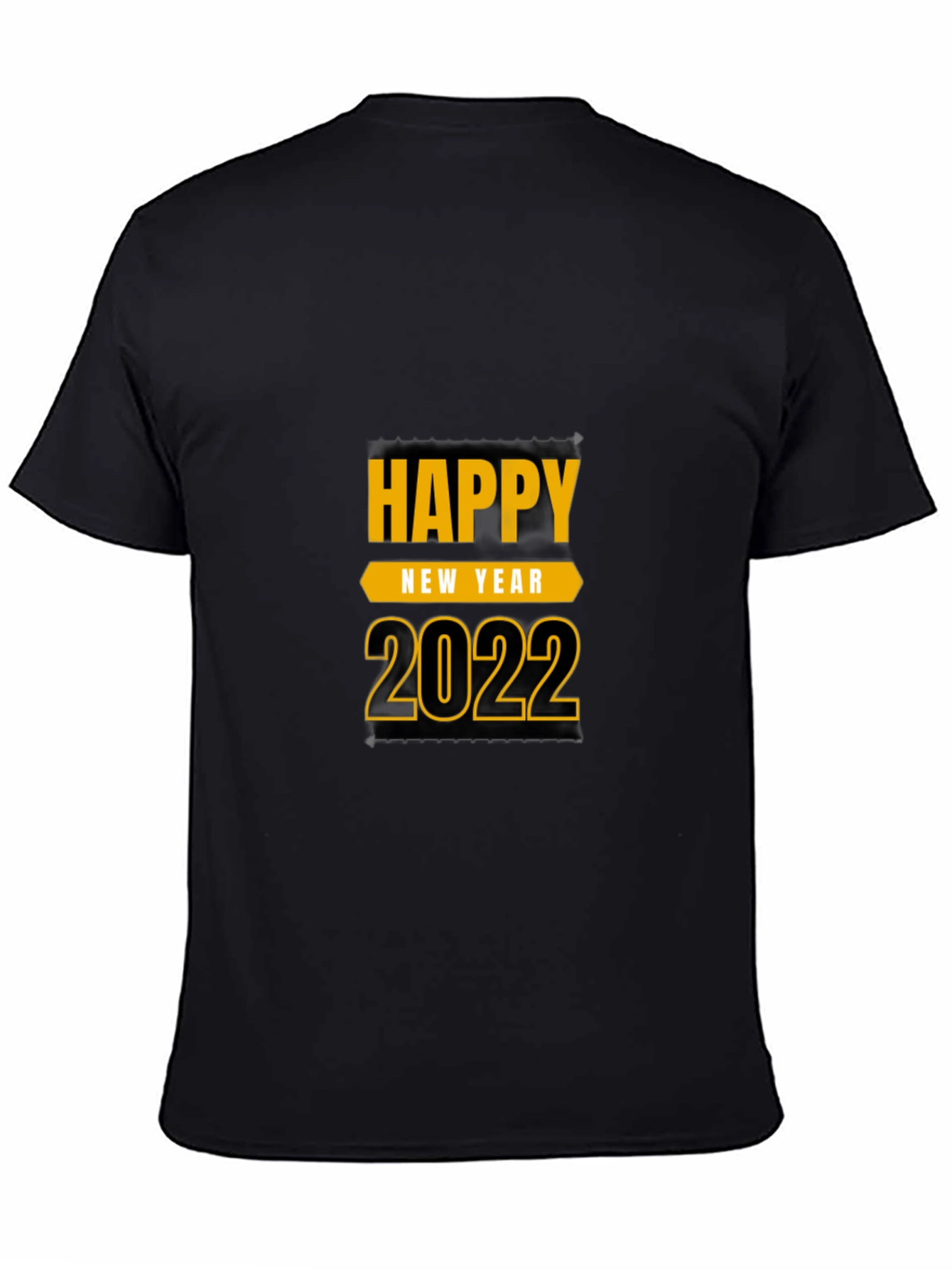 Happy New Year 2022 Black T-Shirt