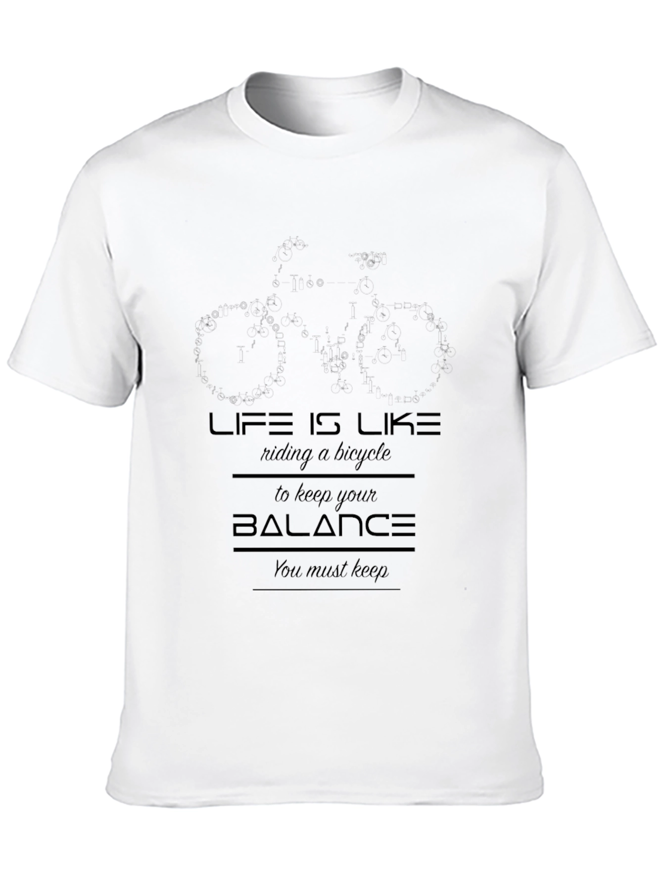 Life is Like Riding a Bicycle T-Shirt
