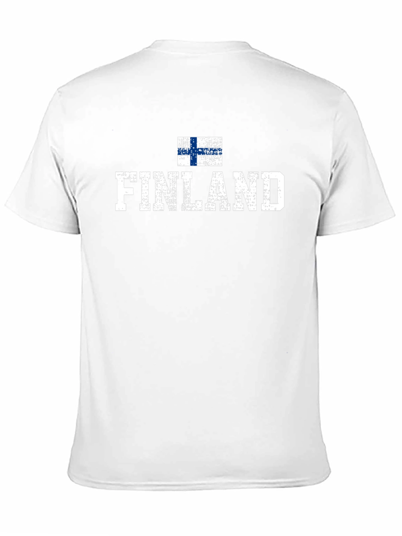 Finland Flag Graphic T-Shirt - Black