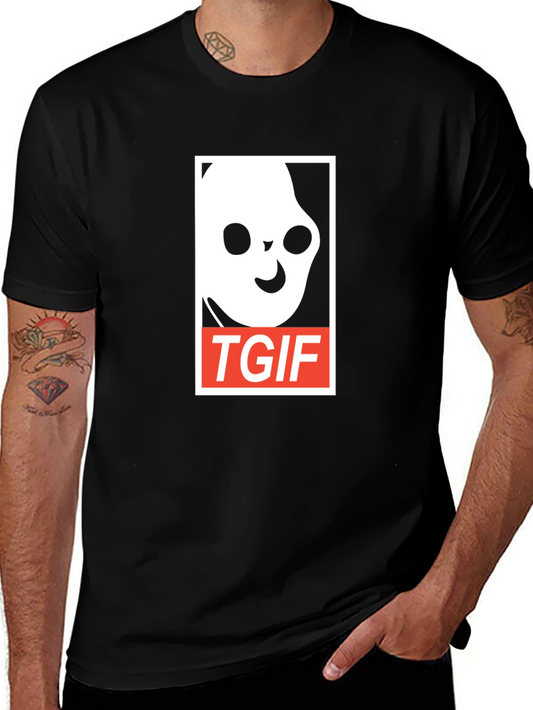 TGIF Ghost Graphic Tee - Soft Cotton Blend