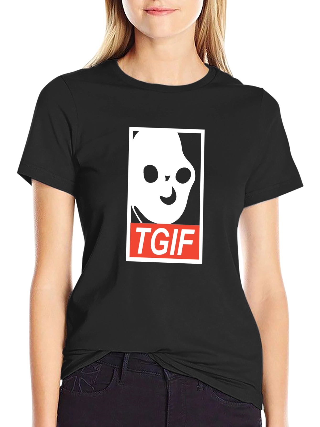 TGIF Ghost Graphic Tee - Soft Cotton Blend