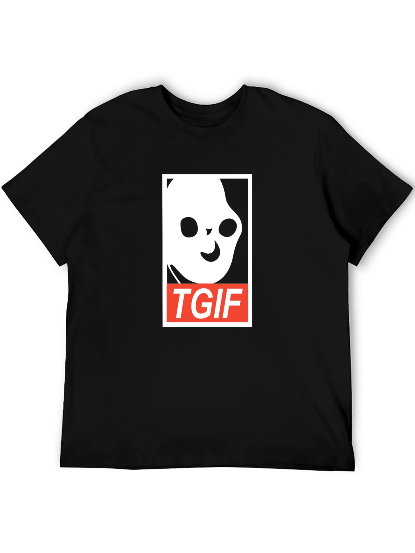 TGIF Ghost Graphic Tee - Soft Cotton Blend