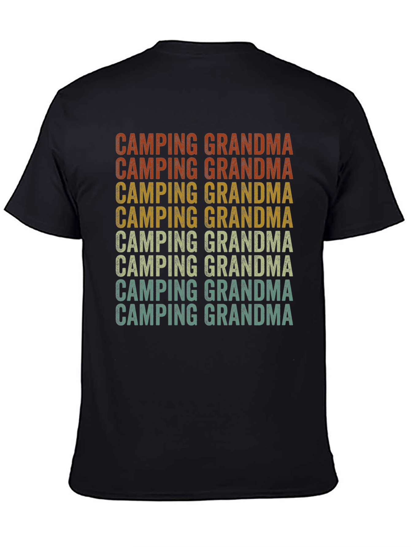 Camping Grandma Retro T-Shirt