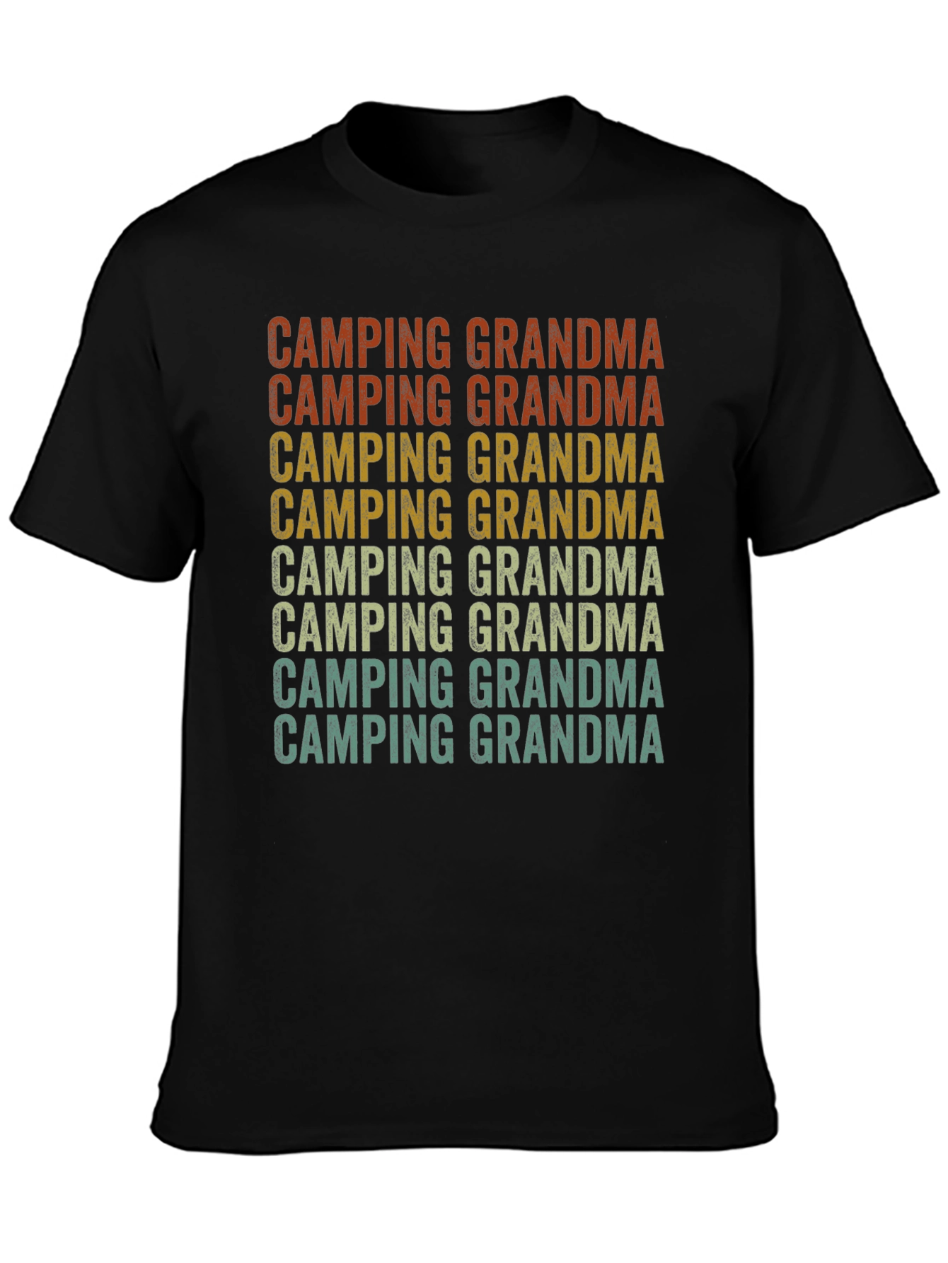 Camping Grandma Retro T-Shirt