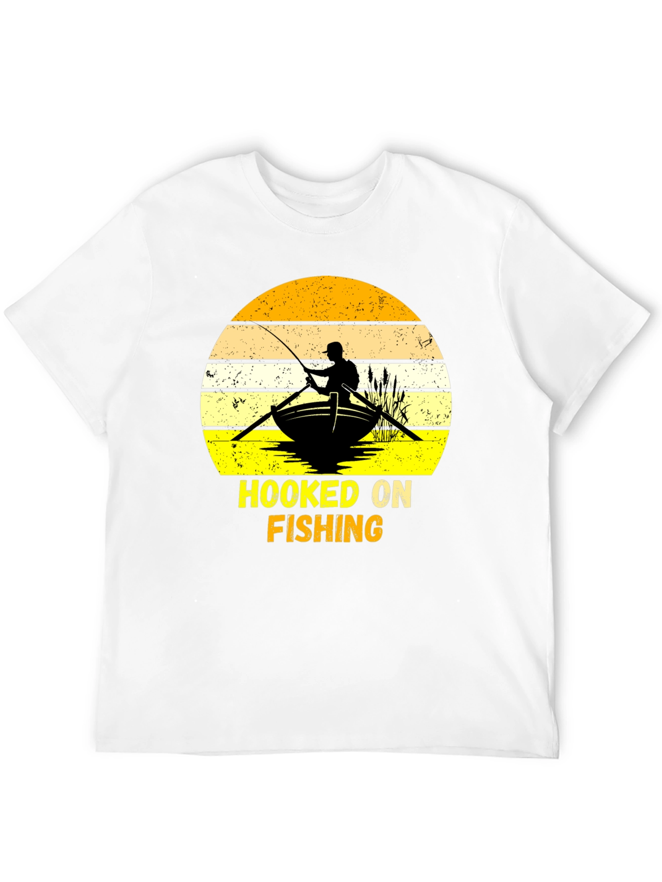 Hooked On Fishing Graphic T-Shirt
