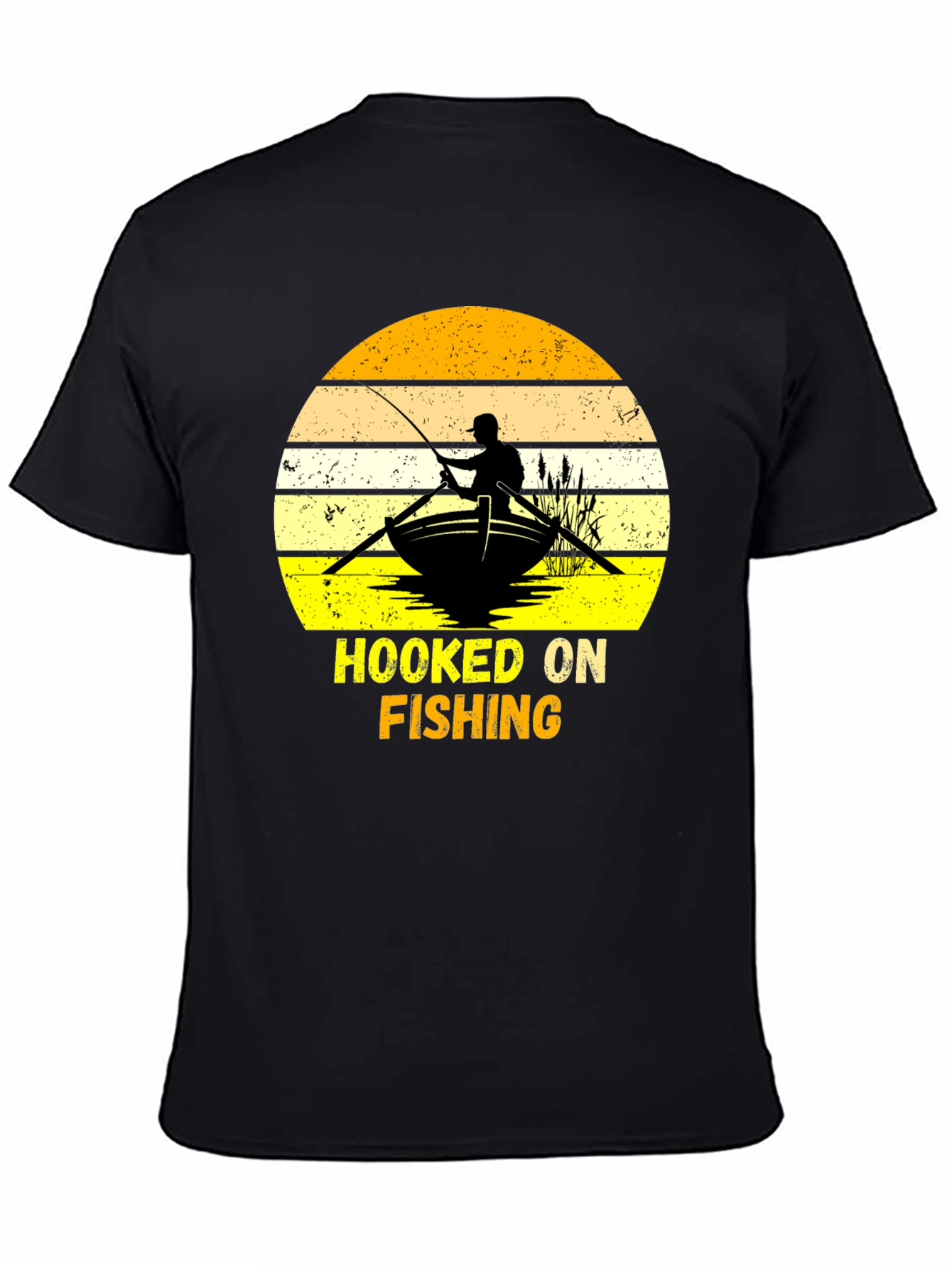 Hooked On Fishing Graphic T-Shirt