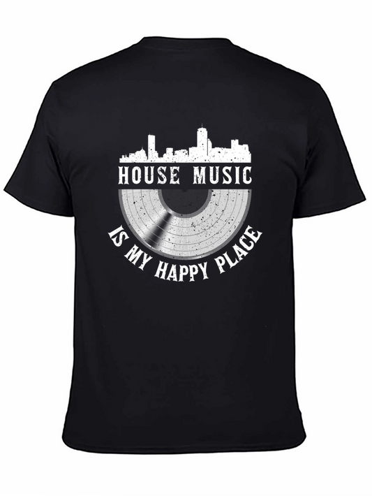 House Music Is My Happy Place Graphic Tee