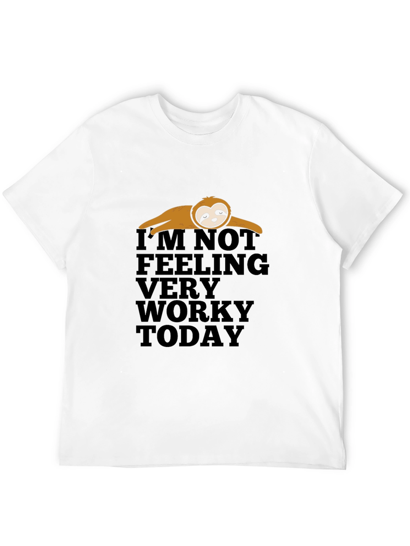 Lazy Sloth Funny Graphic T-Shirt