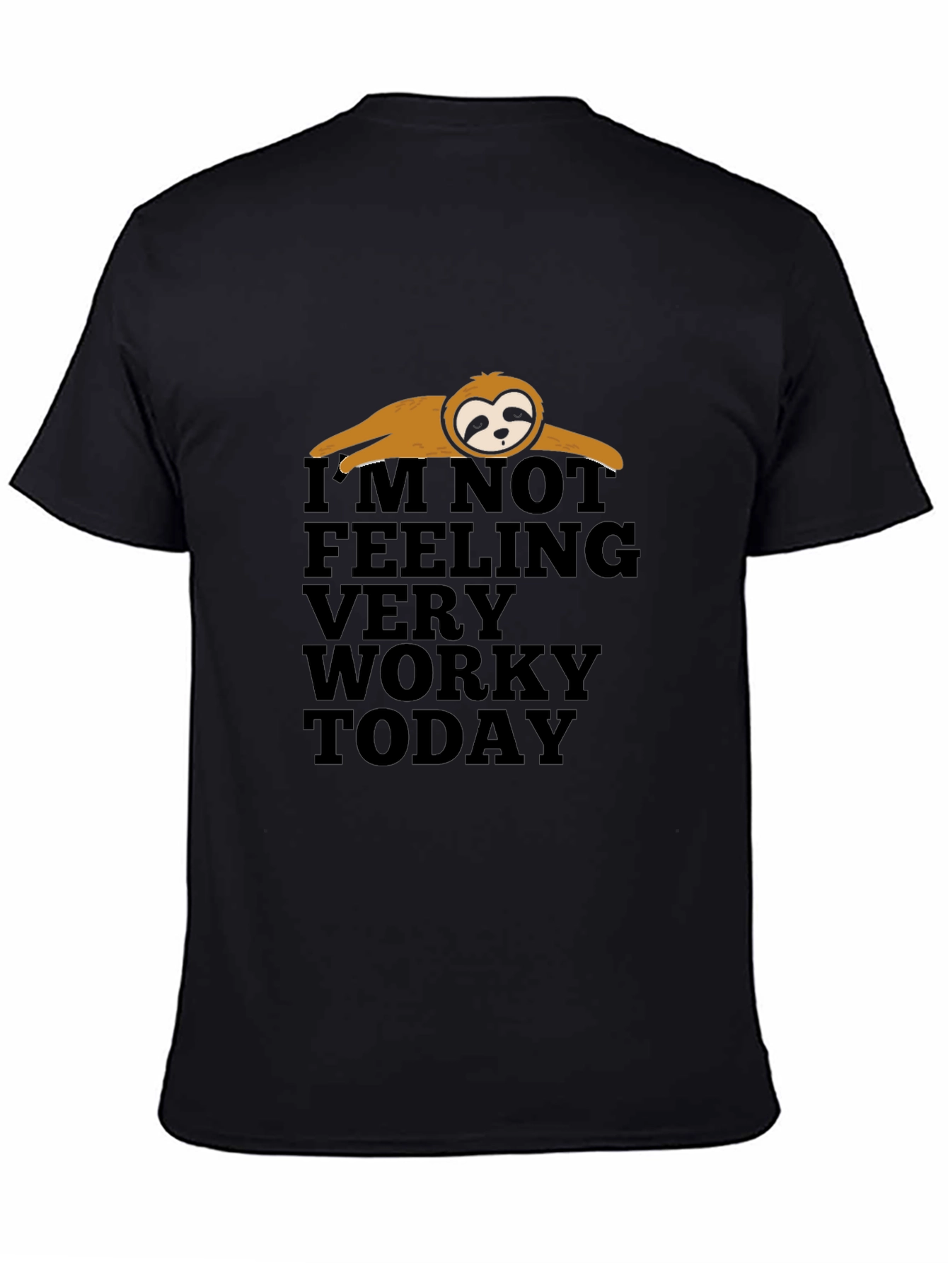 Lazy Sloth Funny Graphic T-Shirt