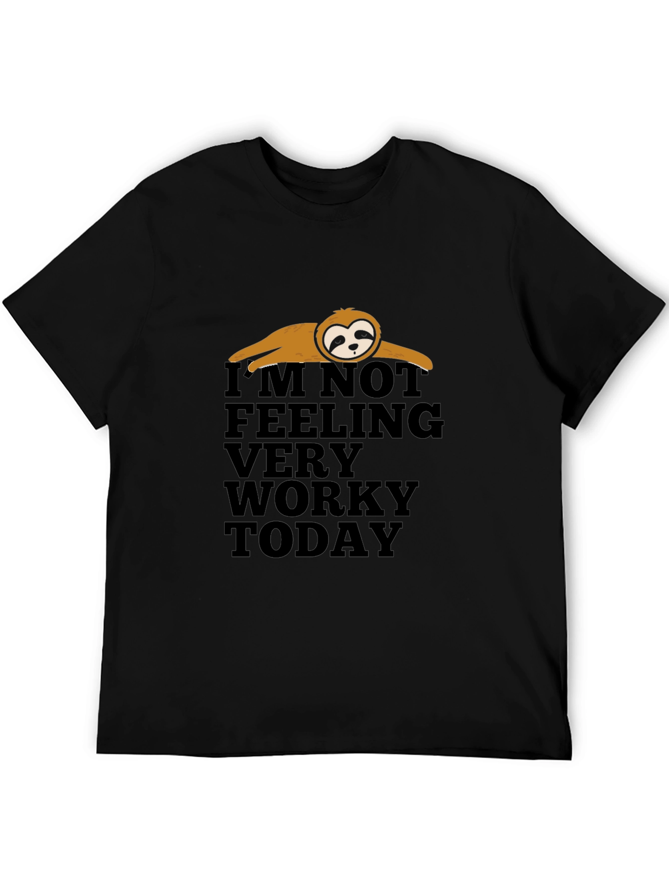Lazy Sloth Funny Graphic T-Shirt