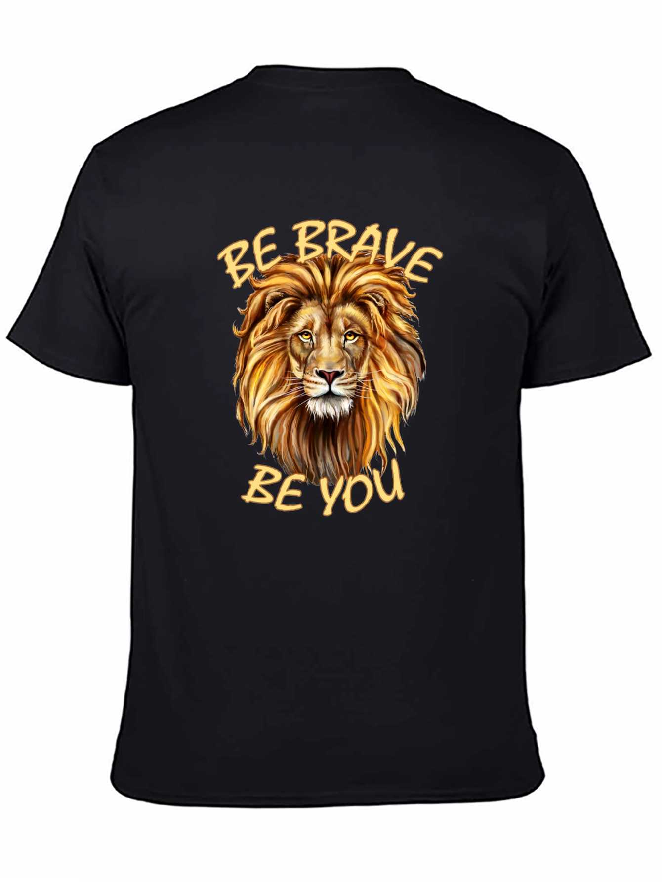 Be Brave Lion Graphic T-Shirt