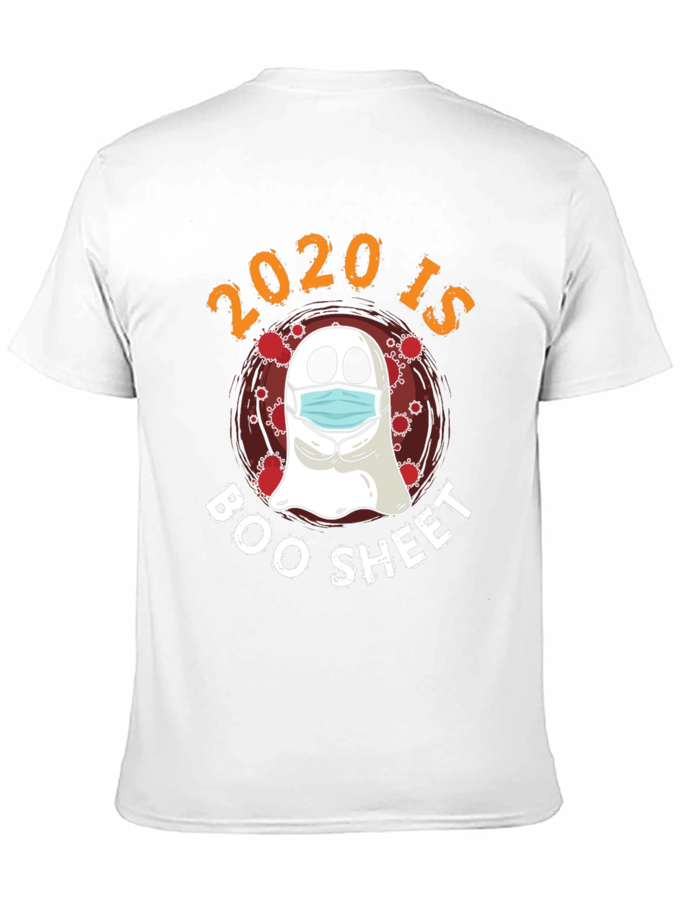2020 Boo Sheet Halloween Ghost Mask Tee