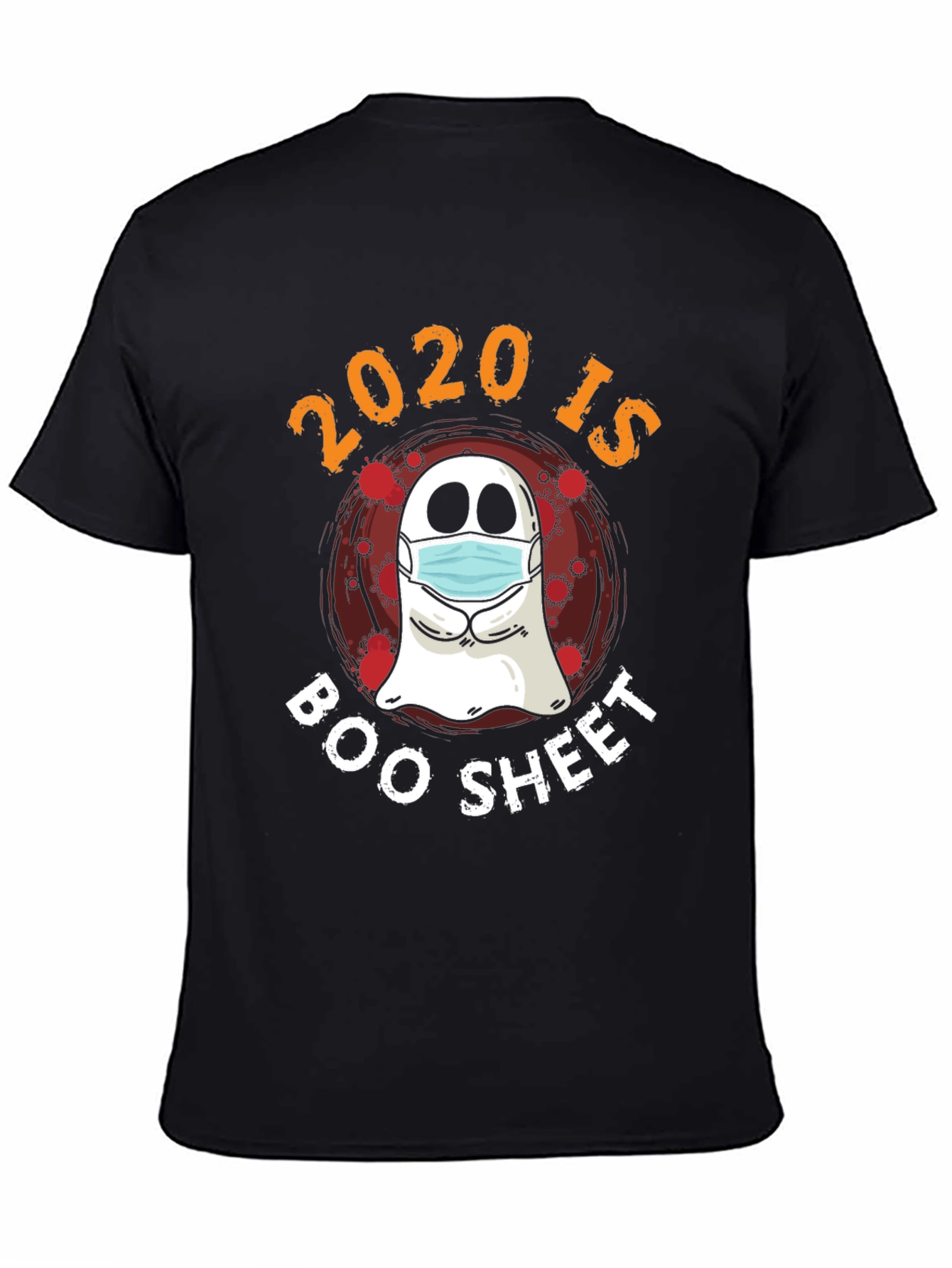 2020 Boo Sheet Halloween Ghost Mask Tee