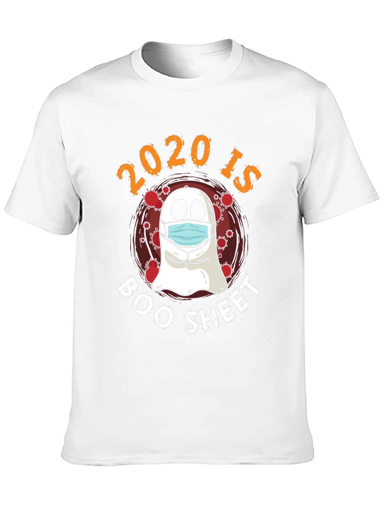 2020 Boo Sheet Halloween Ghost Mask Tee