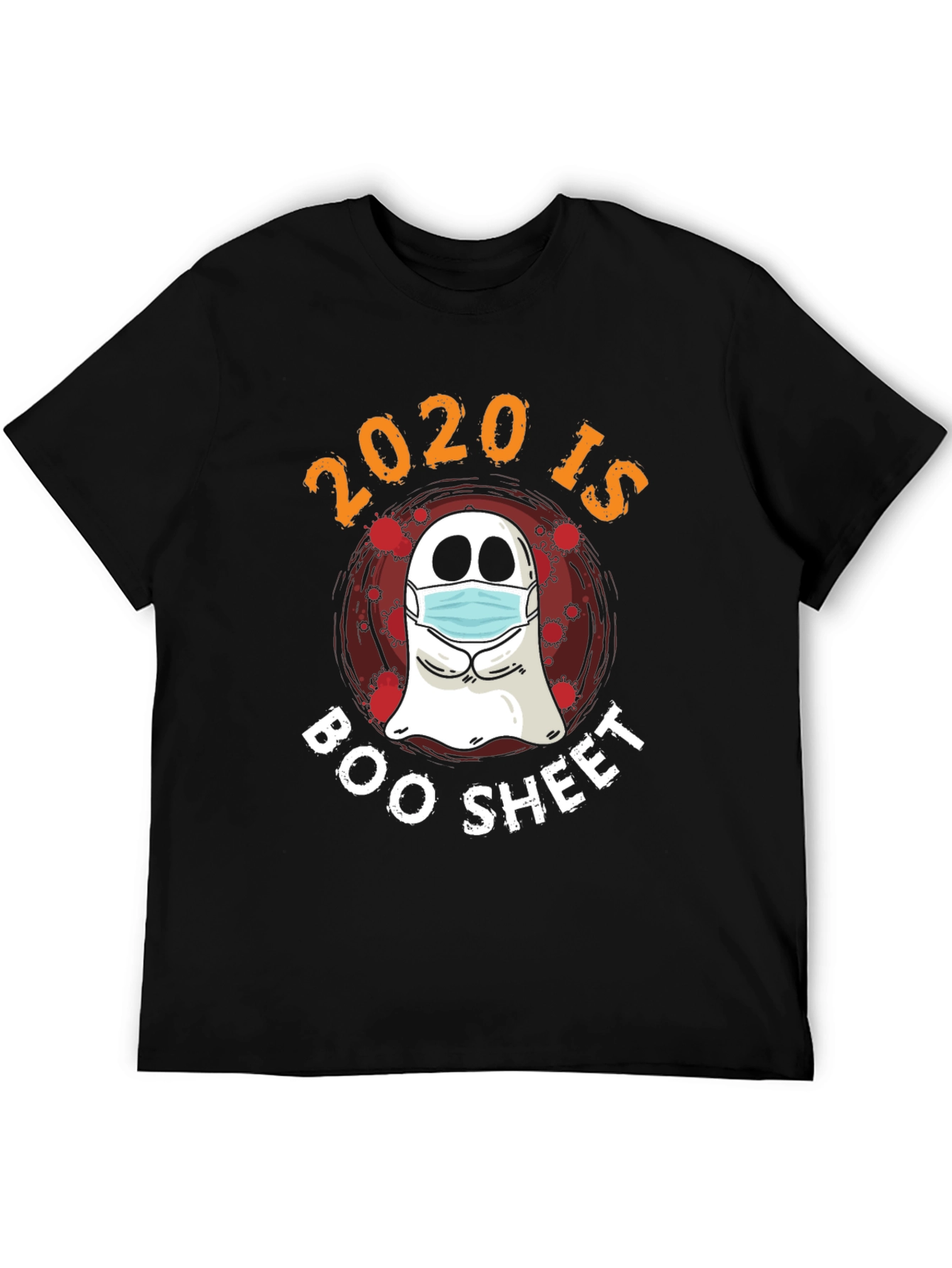 2020 Boo Sheet Halloween Ghost Mask Tee