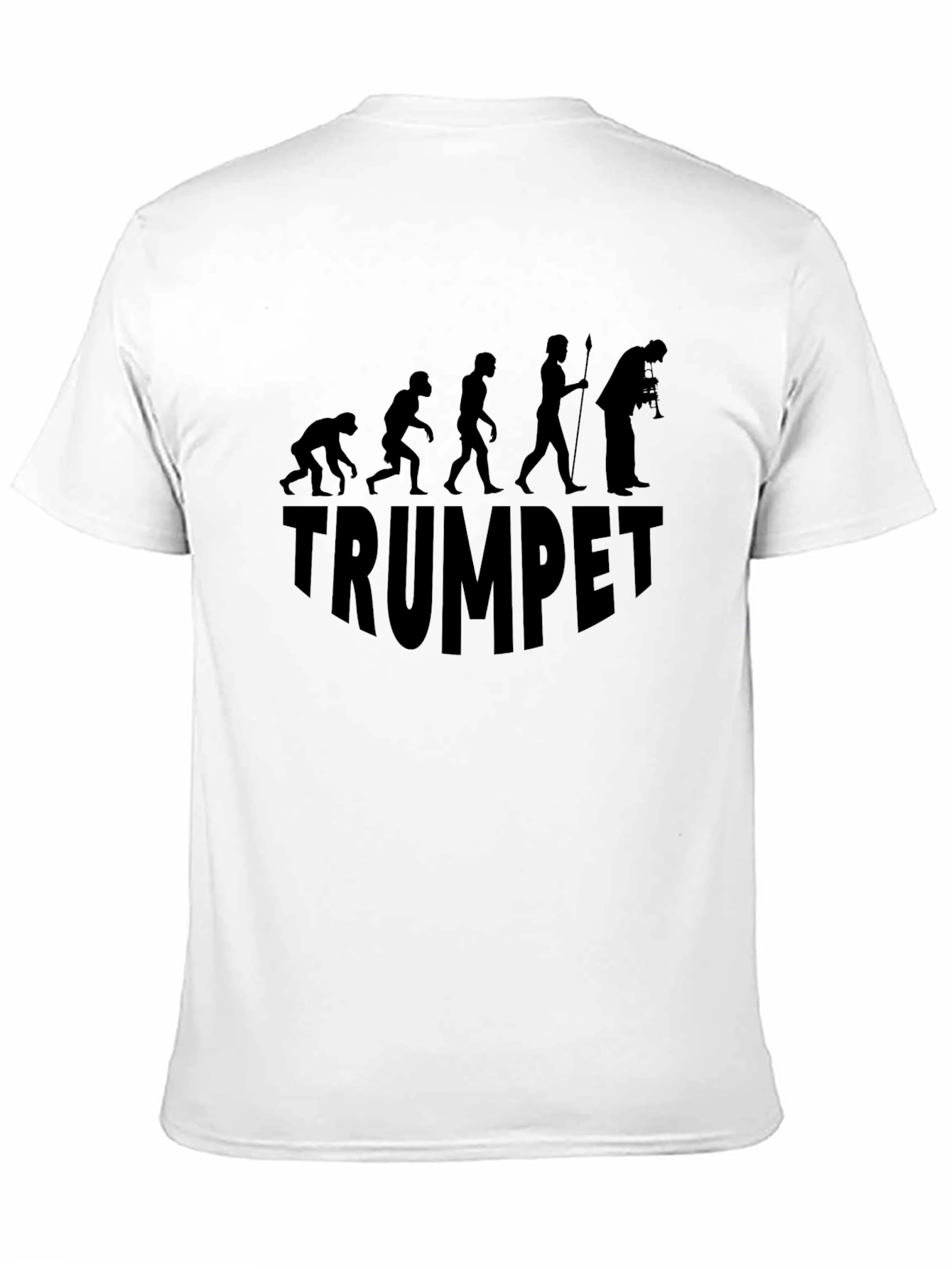 Evolution of Trumpet Black Graphic Tee
