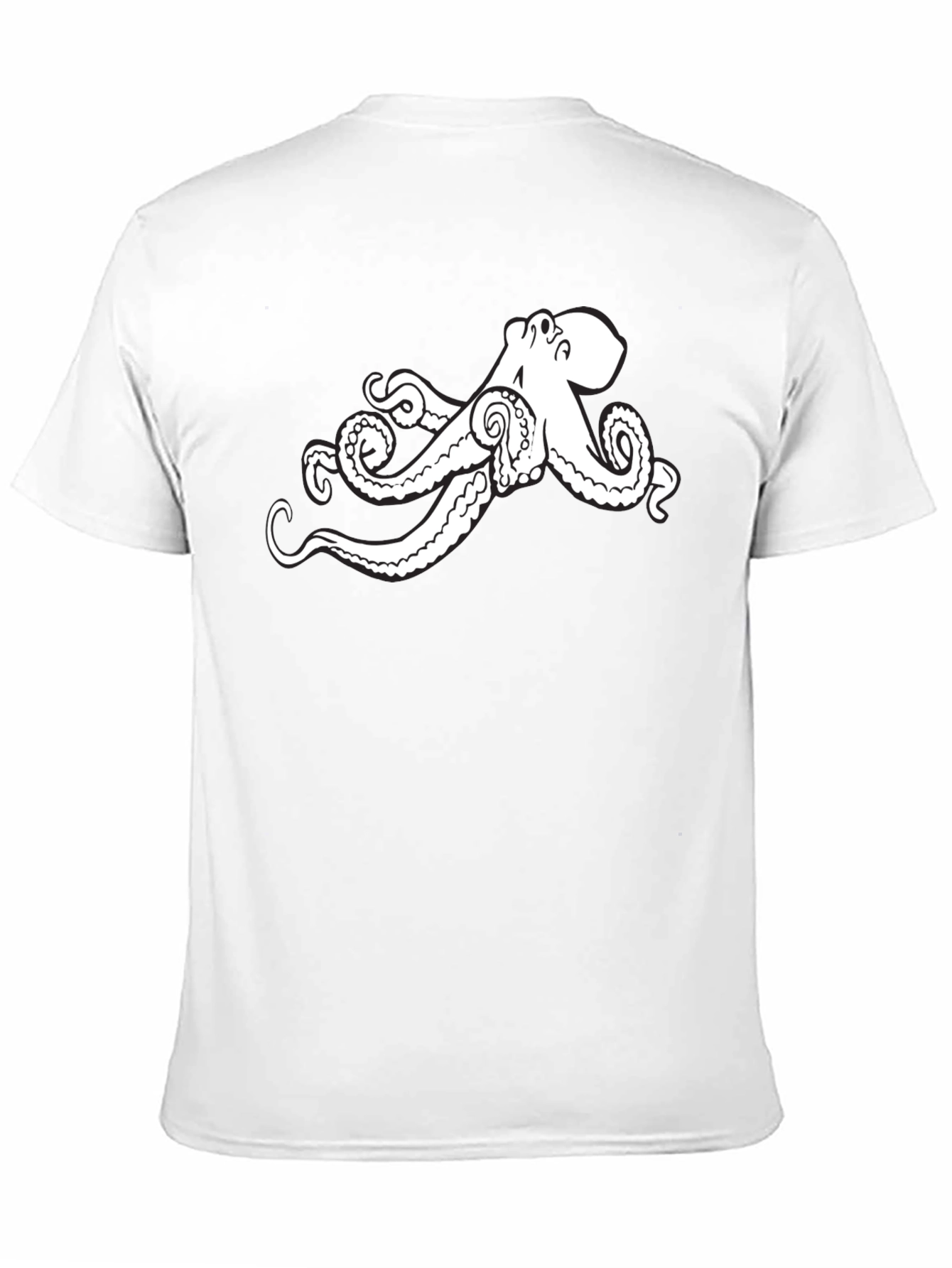 Black Octopus T-Shirt - Unique Graphic Tee