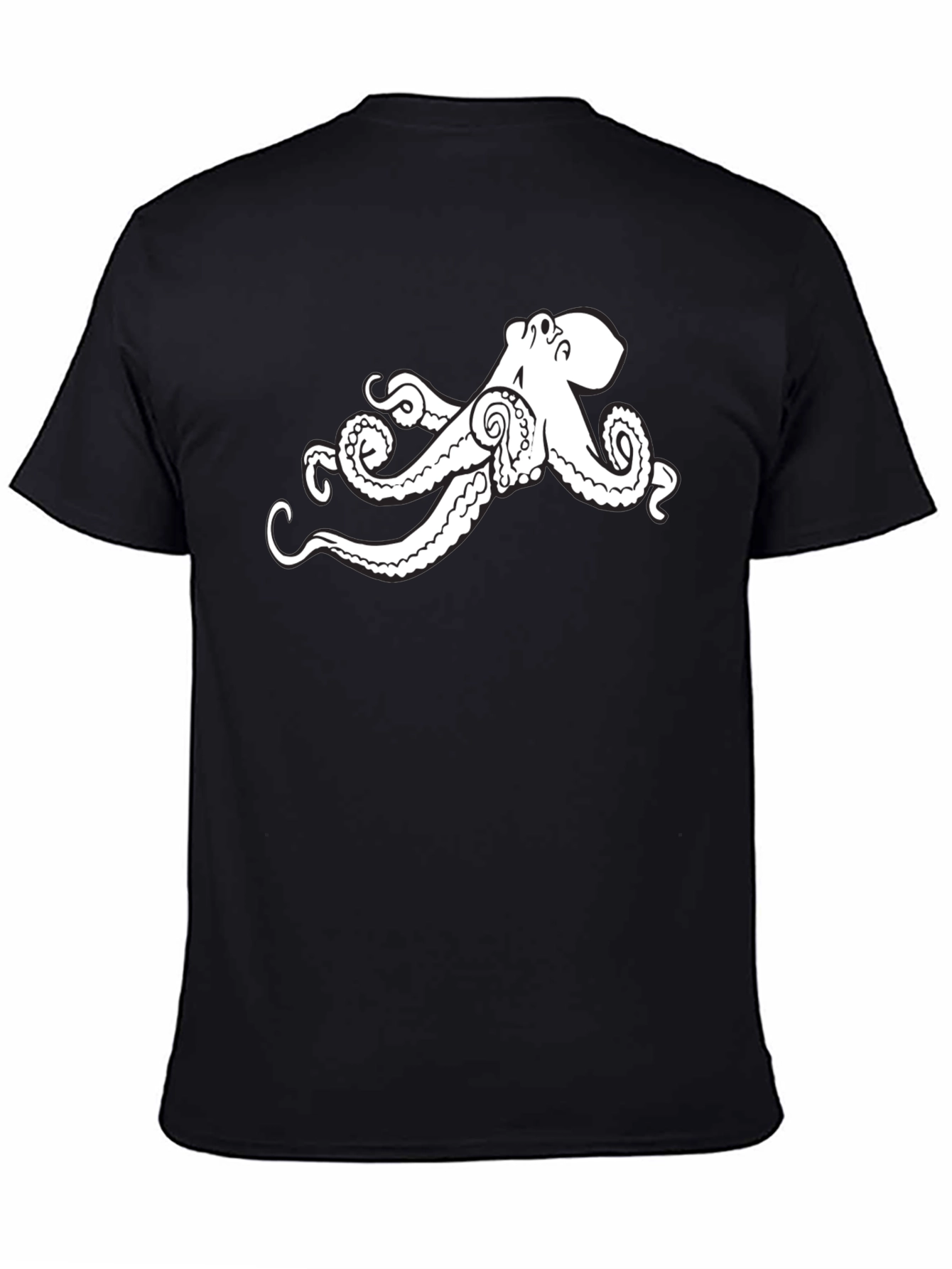 Black Octopus T-Shirt - Unique Graphic Tee