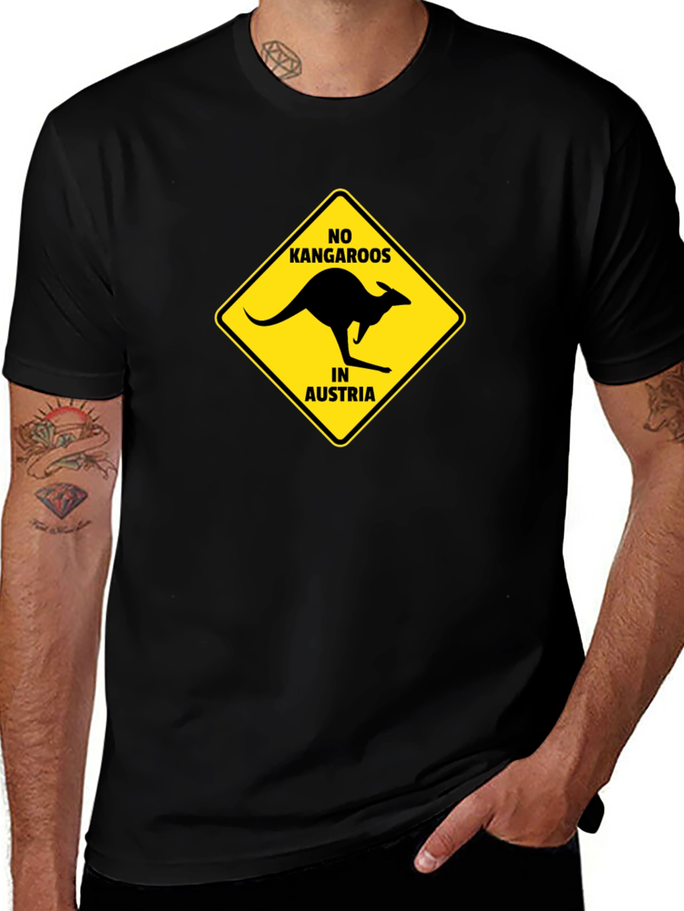 Funny No Kangaroos in Austria T-Shirt